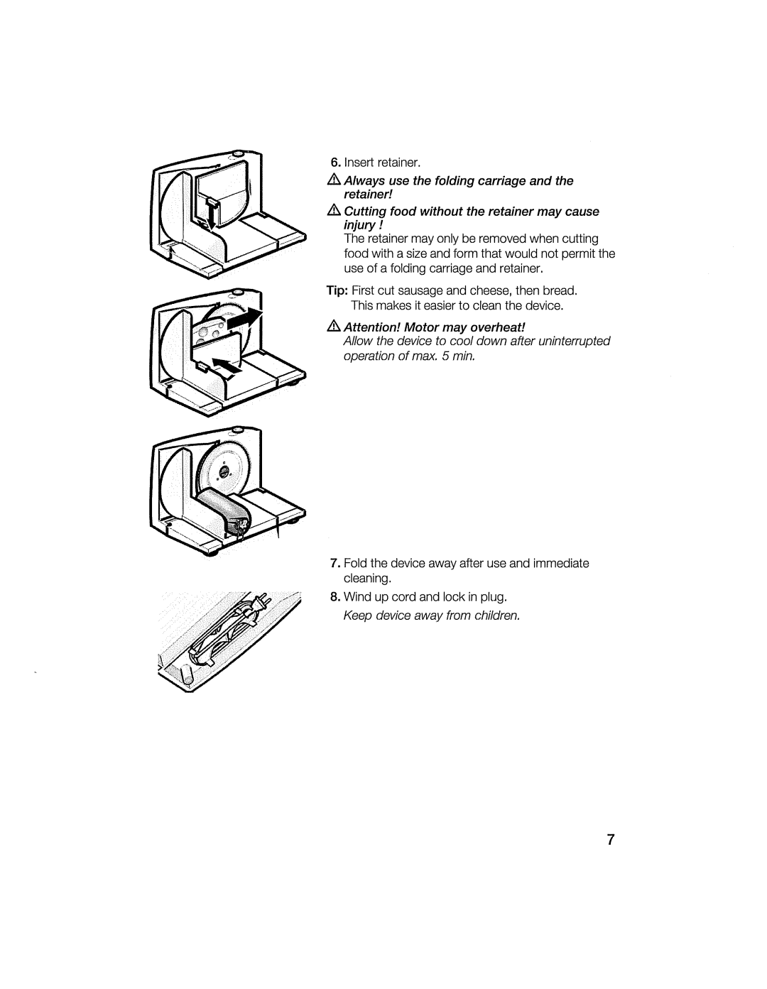 Bosch Appliances MS 4200 manual 