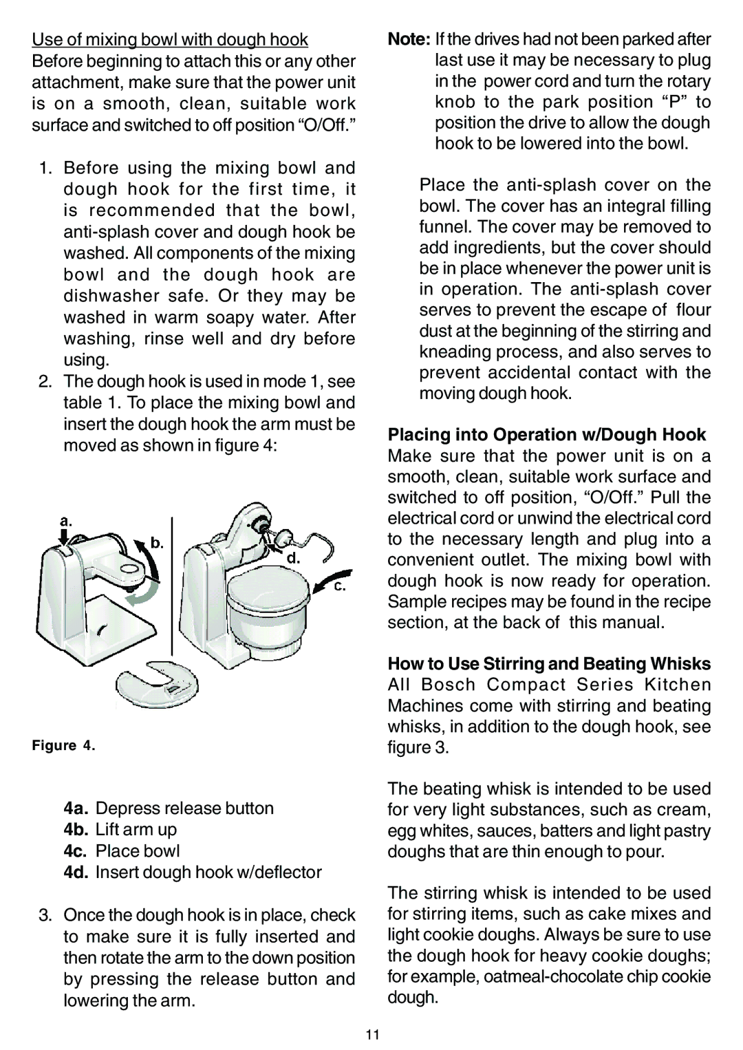 Bosch Appliances MUM 4405 UC, MUM 4635 UC, MUM 4620 UC, MUM 4420 UC owner manual 