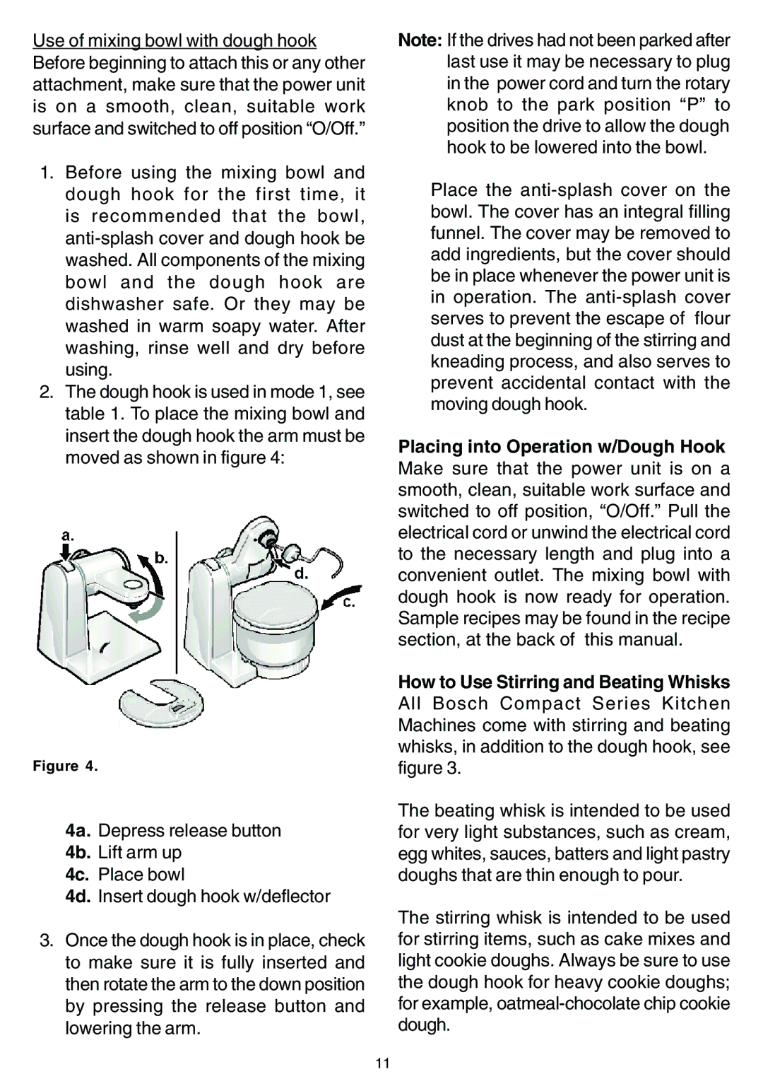 Bosch Appliances MUM 4420 UC, MUM 4635 UC, MUM 4620 UC owner manual 