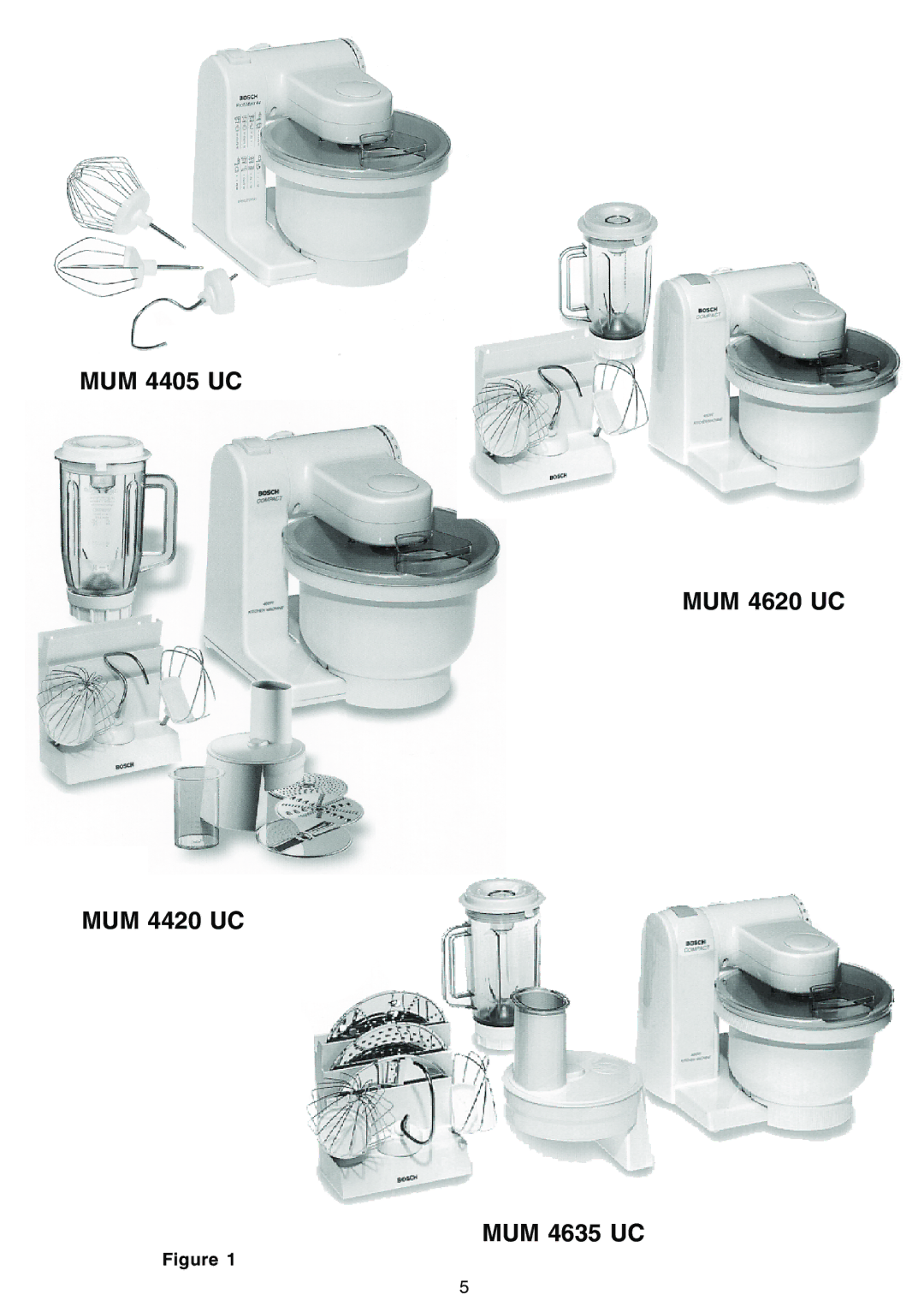 Bosch Appliances owner manual MUM 4405 UC MUM 4620 UC MUM 4420 UC MUM 4635 UC 