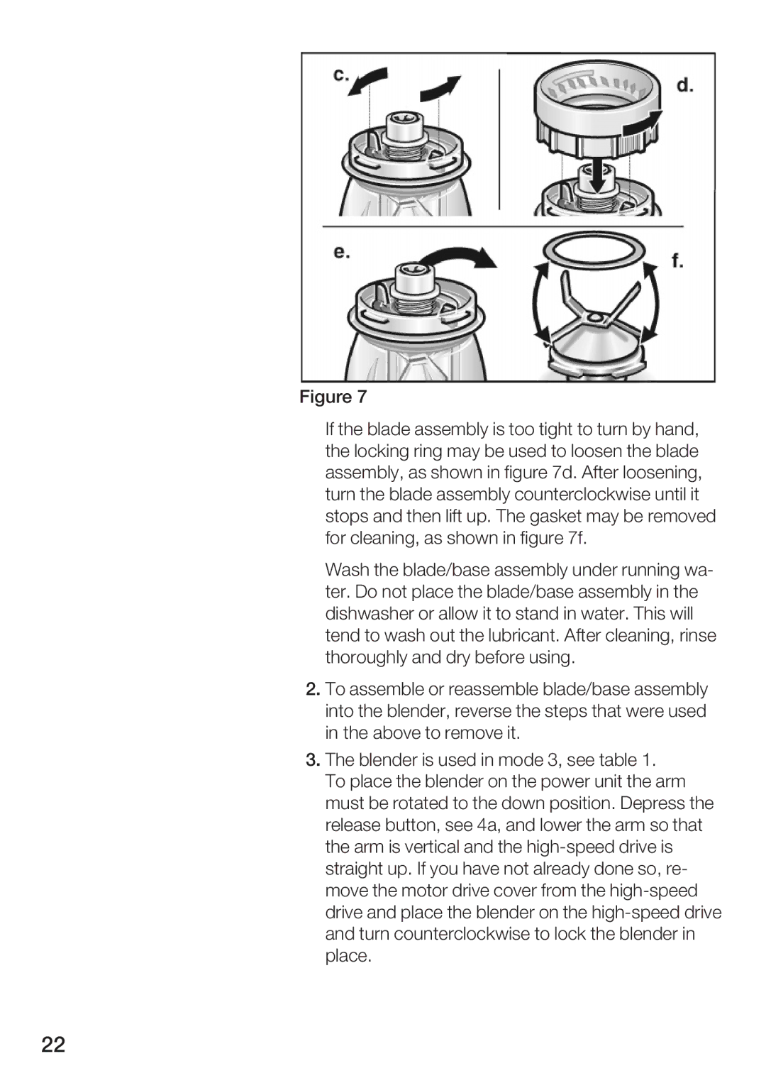 Bosch Appliances MUM 4750 UC manual After loosening 