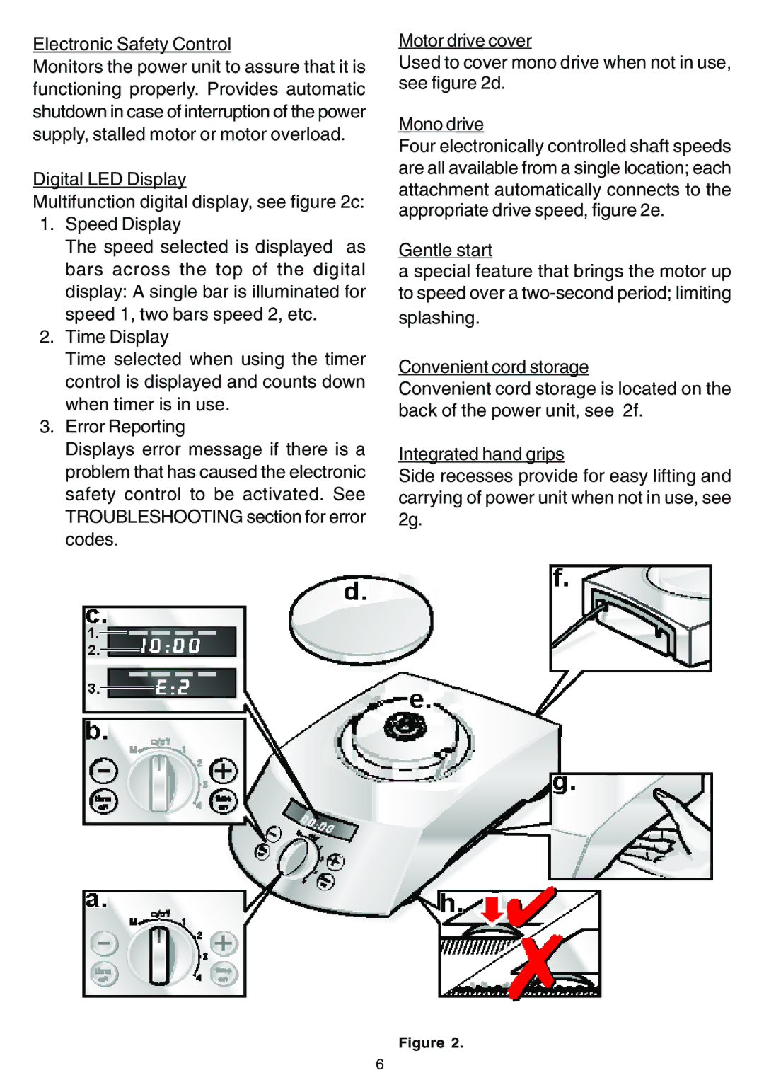 Bosch Appliances MUM 7400 UC owner manual Electronic Safety Control 