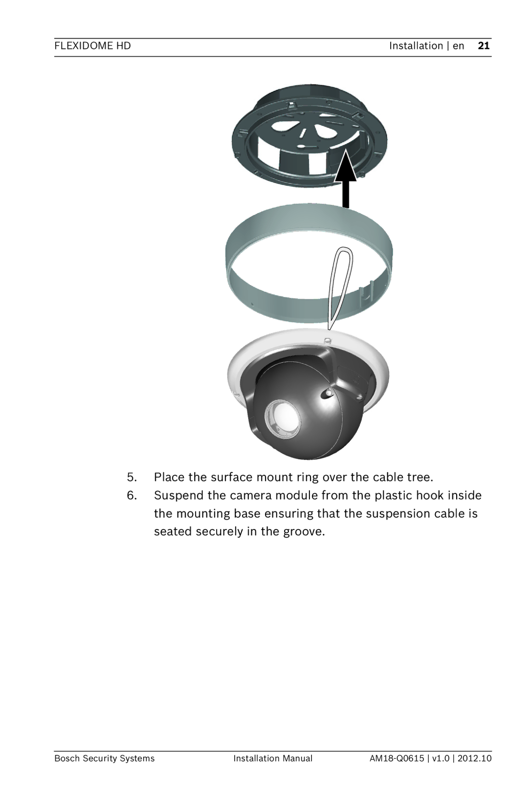 Bosch Appliances NDN-733 installation manual Flexidome HD 