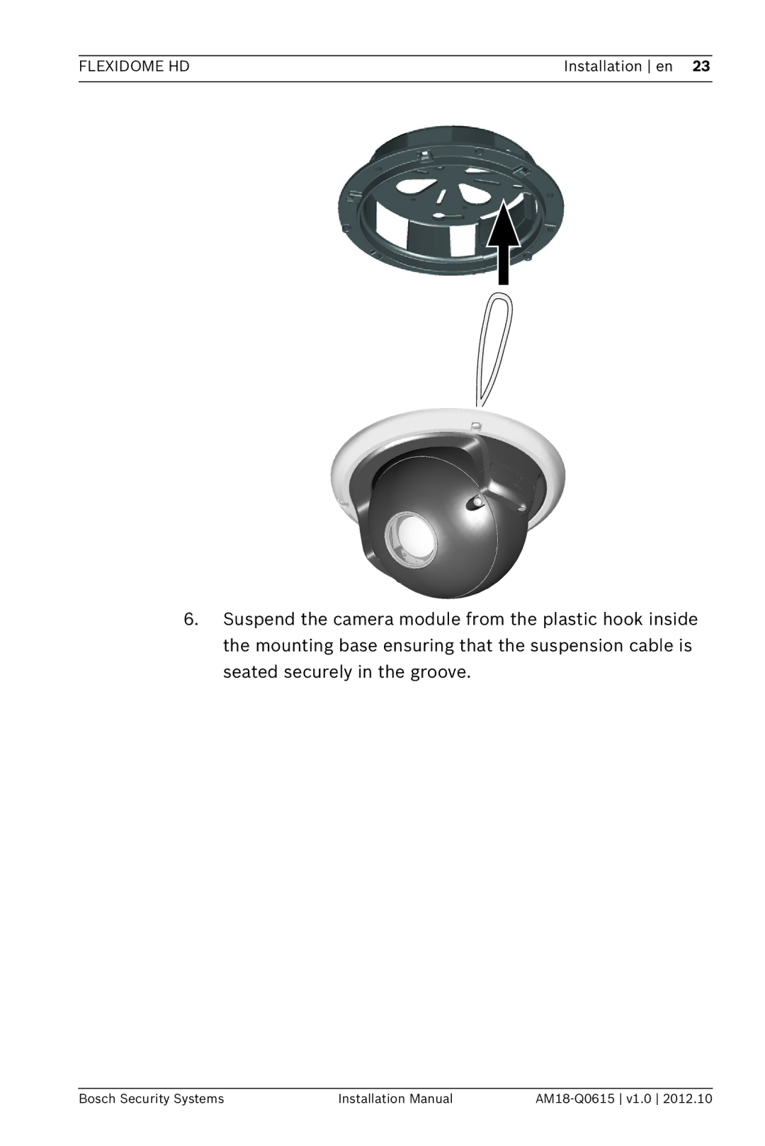 Bosch Appliances NDN-733 installation manual Flexidome HD 