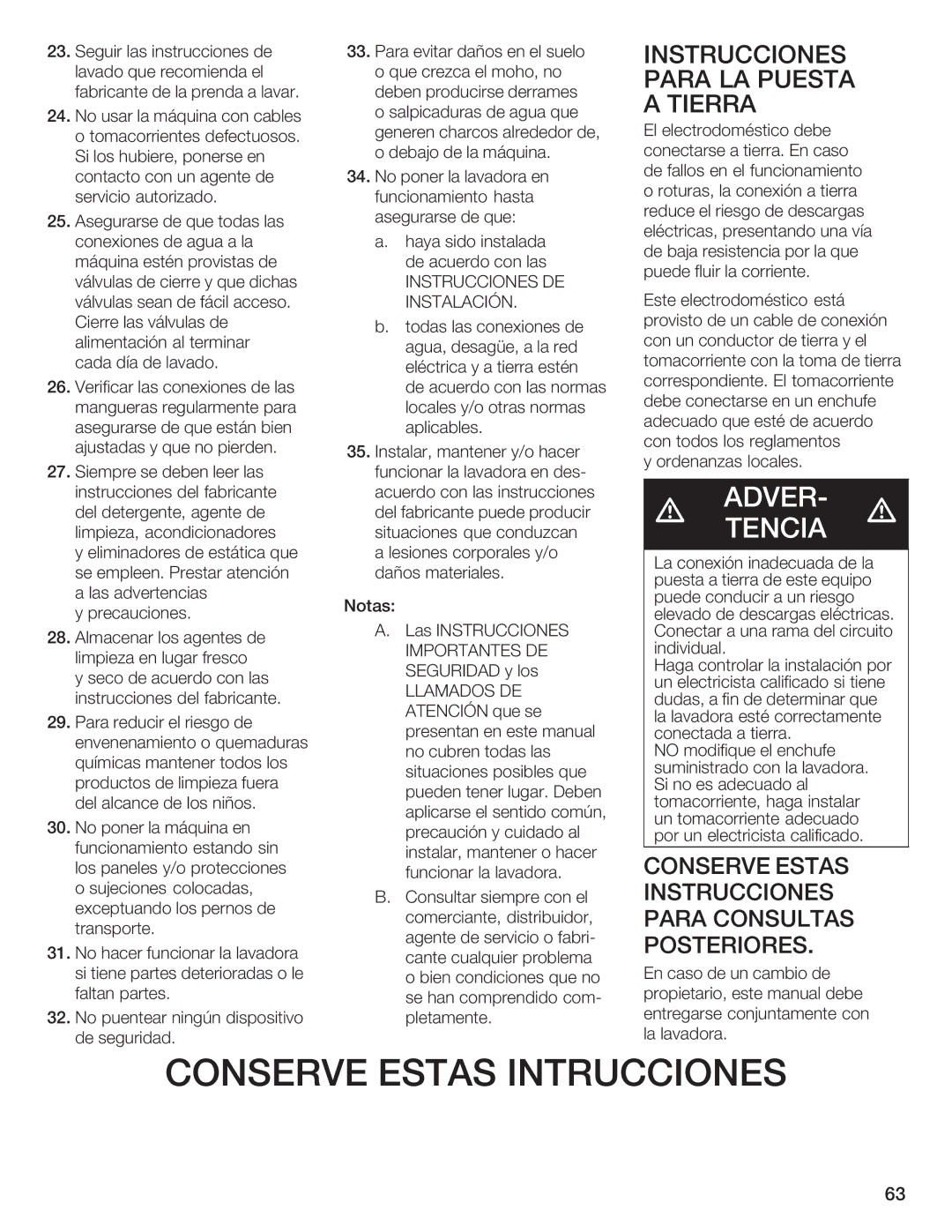 Bosch Appliances Nexxt DLX manual Conserve Estas Intrucciones, Instalación, Importantes, Seguridad, Llamados DE 