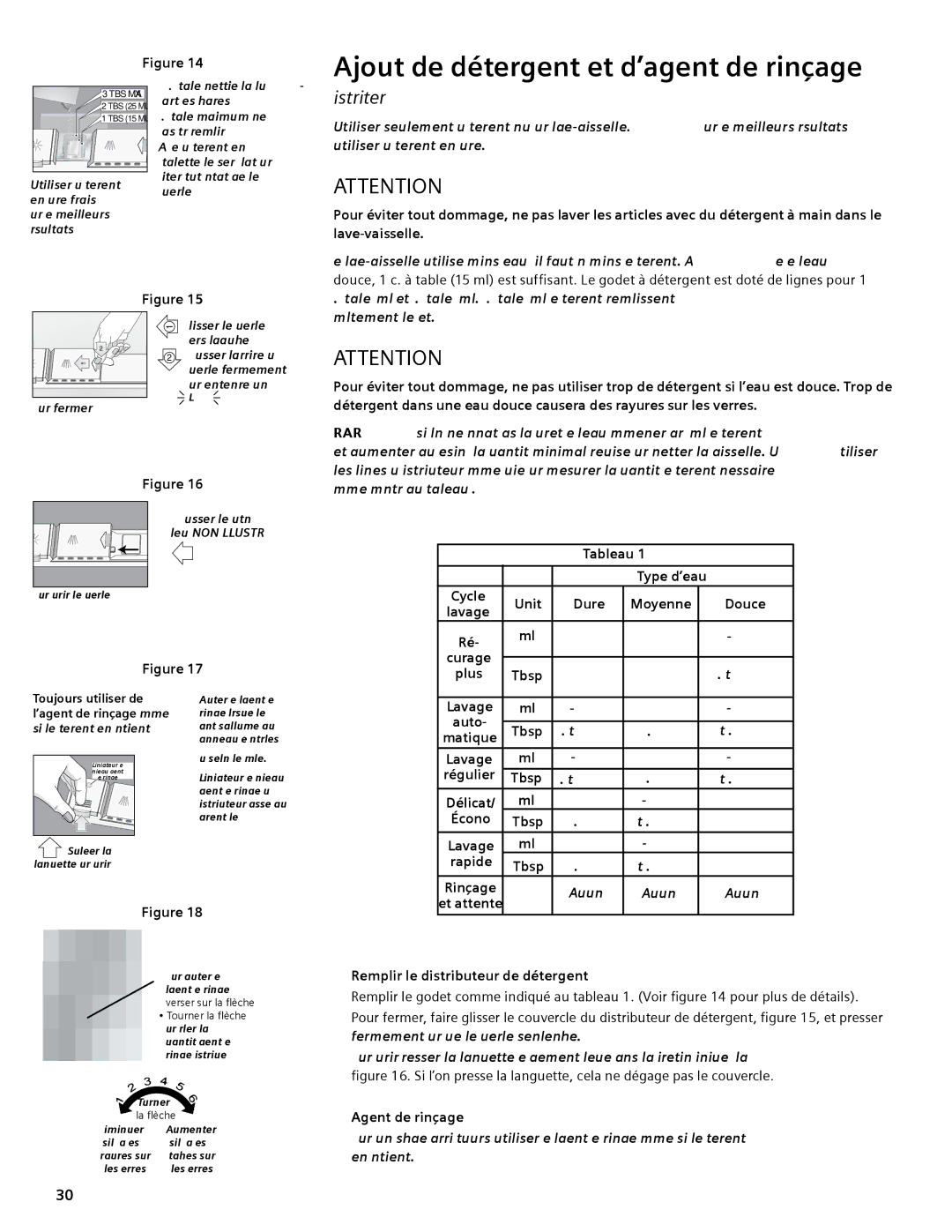 Bosch Appliances SGV45E03UC manual Ajout de détergent et d’agent de rinçage, Distributeur 