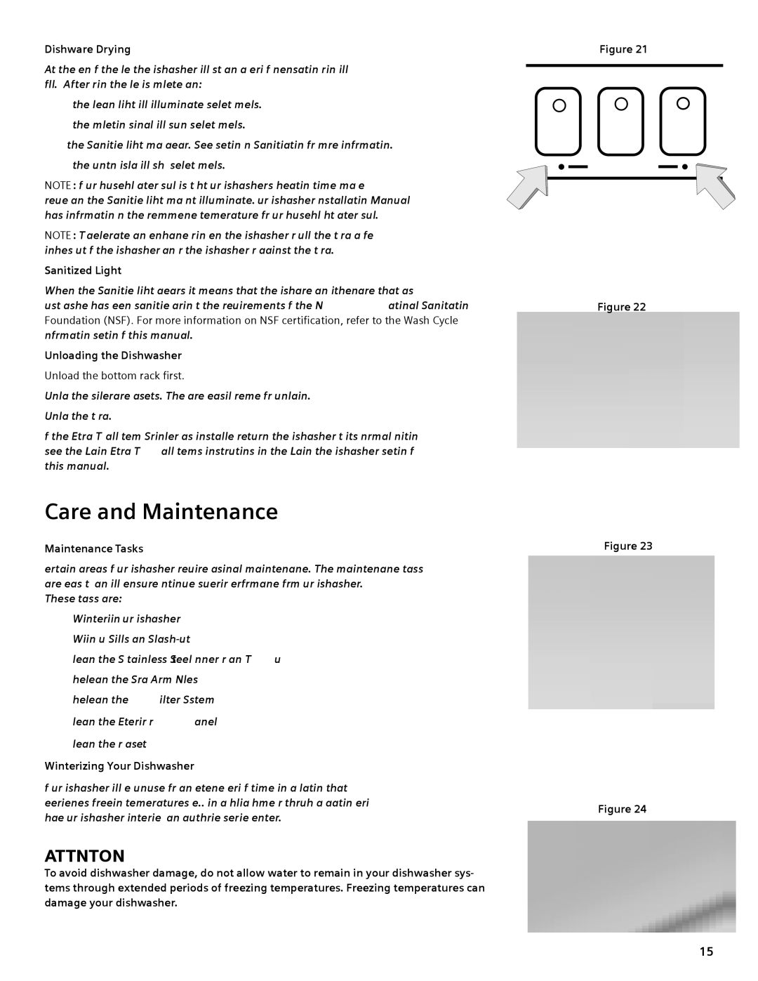 Bosch Appliances sHe42l, sHX43C, sHX33M manual Care and Maintenance 