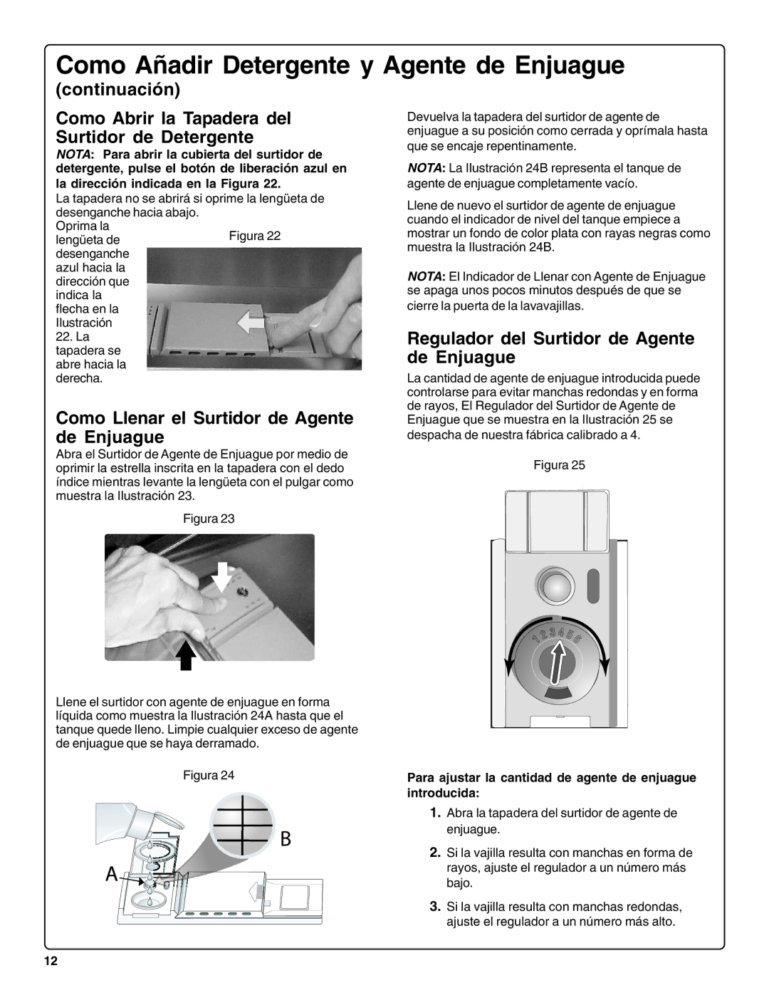 Bosch Appliances SHE66C Como Llenar el Surtidor de Agente de Enjuague, Regulador del Surtidor de Agente de Enjuague 