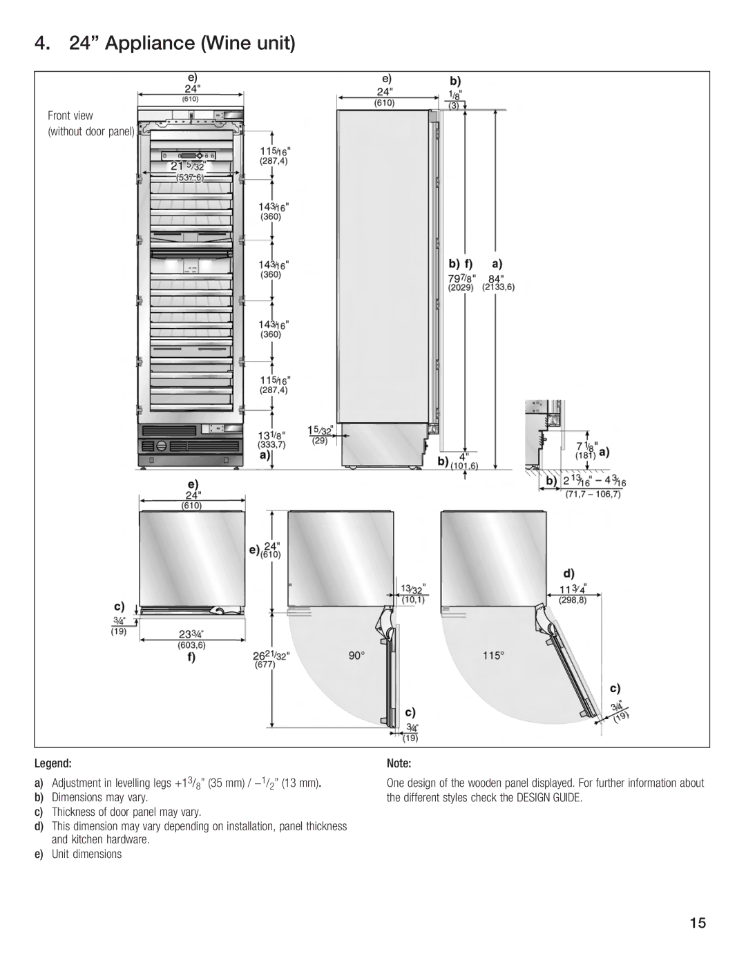 Bosch Appliances Single Door manual 