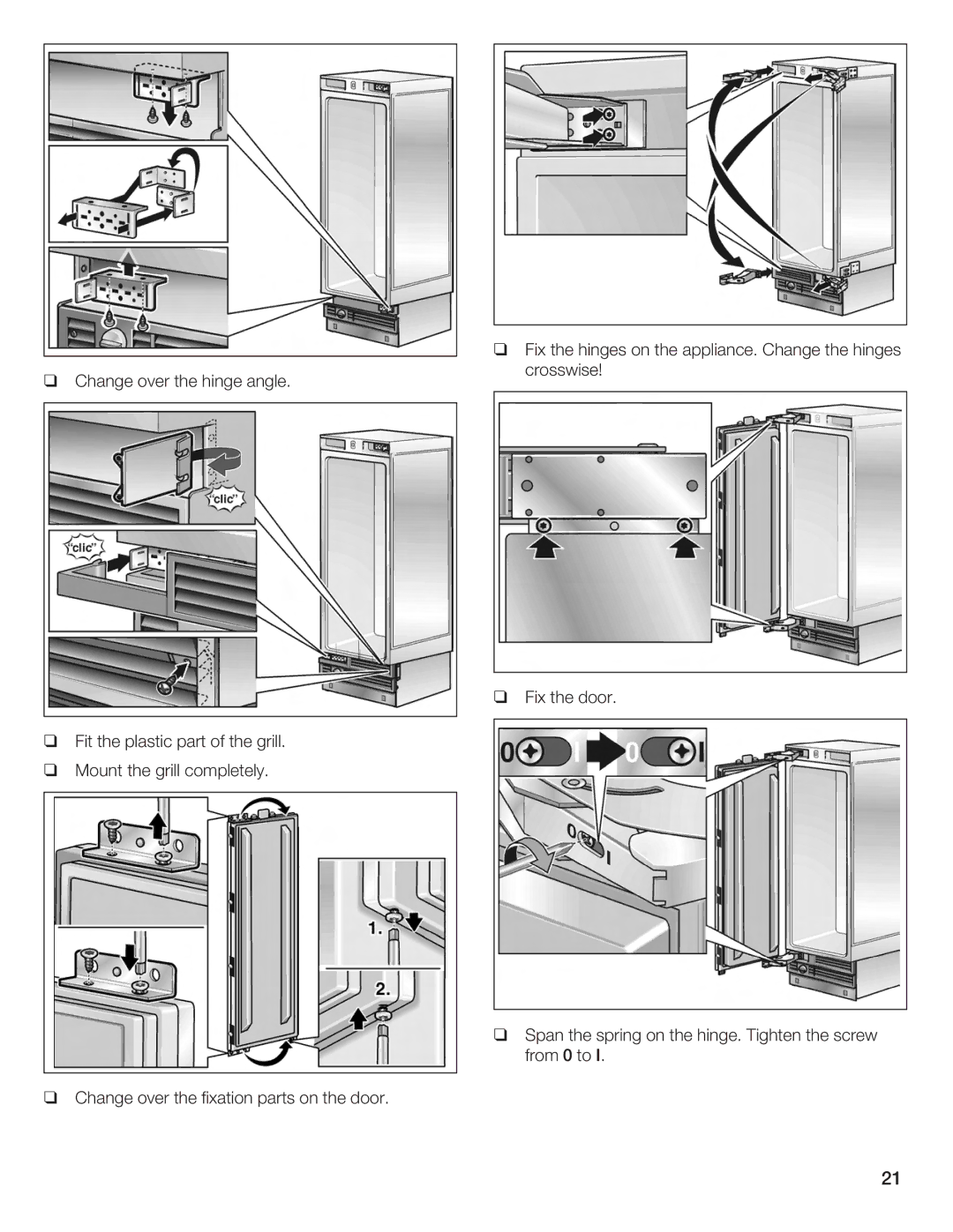 Bosch Appliances Single Door manual 