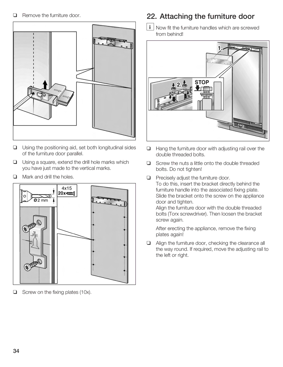 Bosch Appliances Single Door manual 