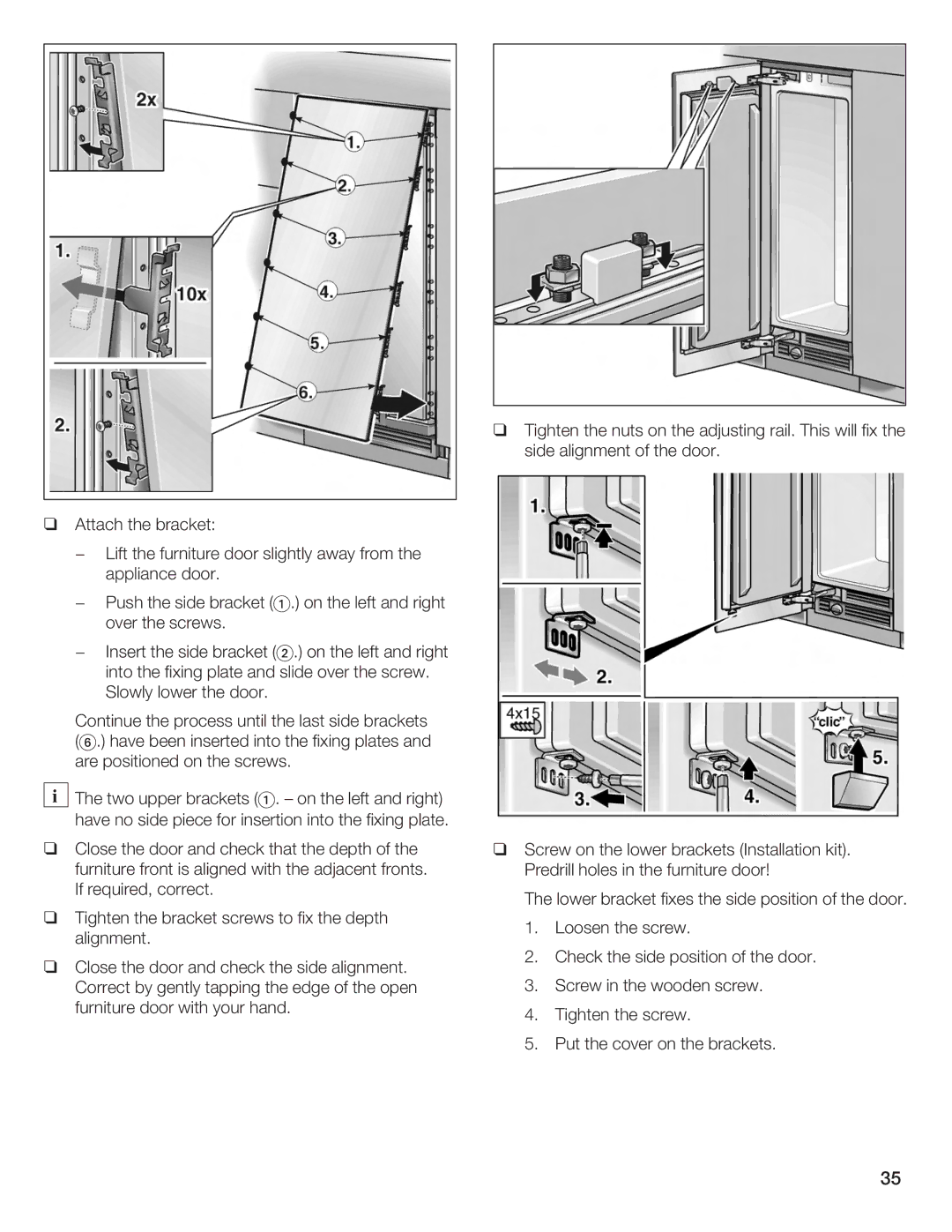 Bosch Appliances Single Door manual 