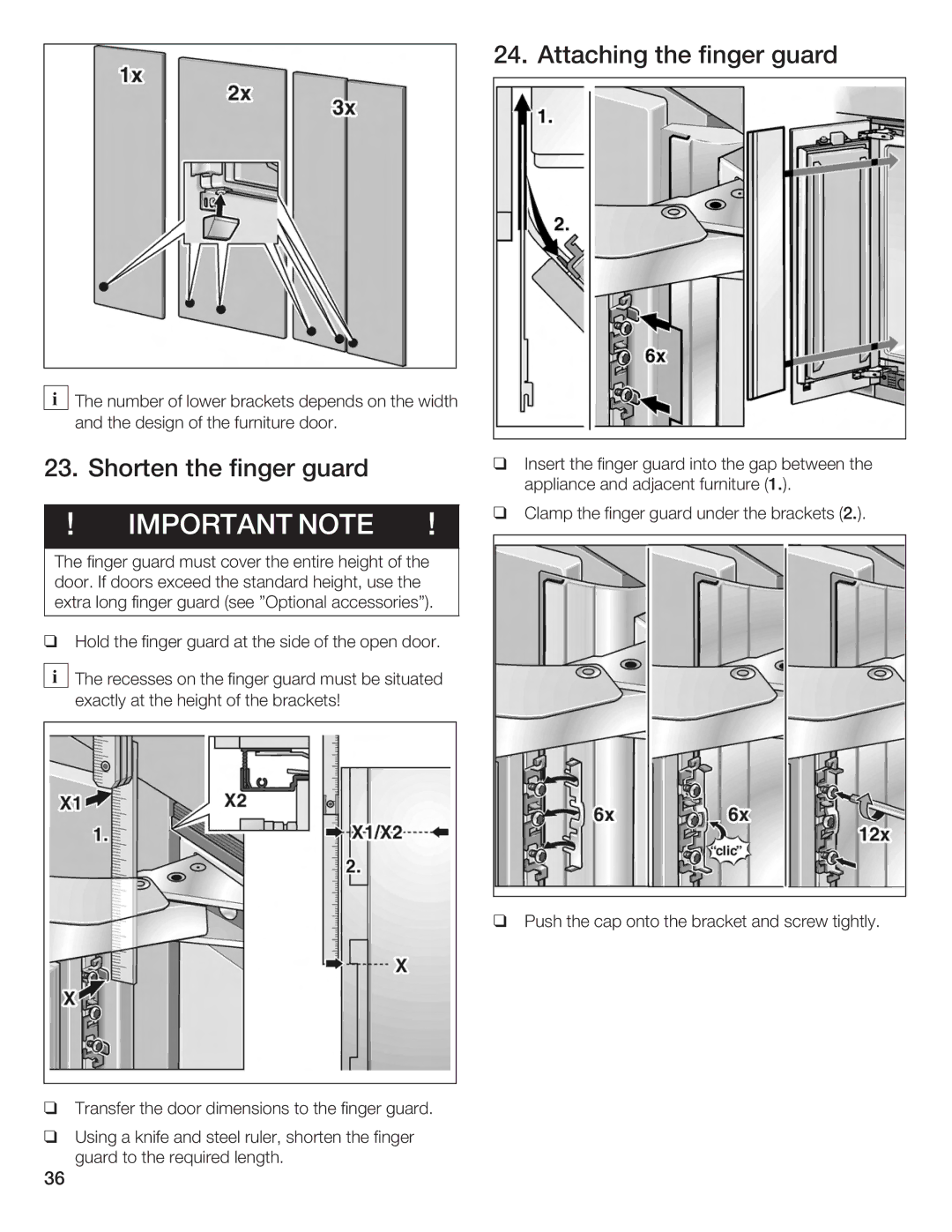 Bosch Appliances Single Door manual 