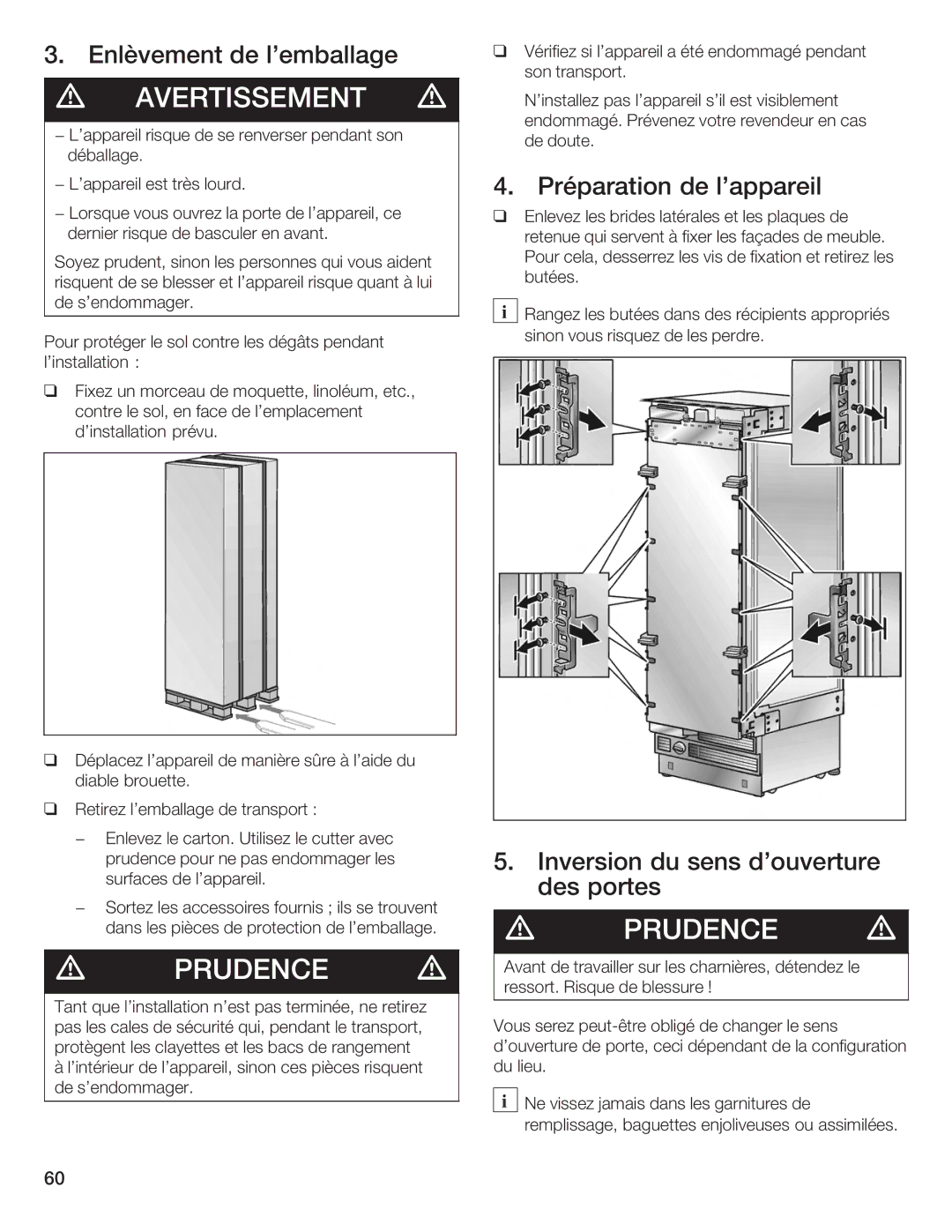 Bosch Appliances Single Door manual 