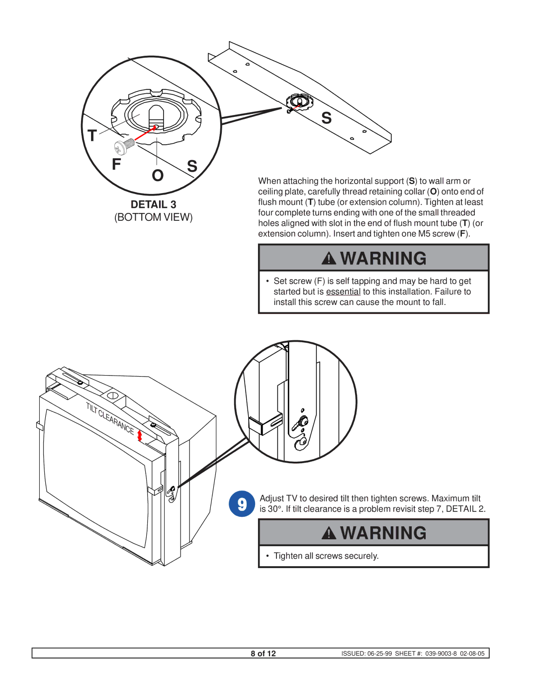 Bosch Appliances TC9217MM-W instruction manual Bottom View 