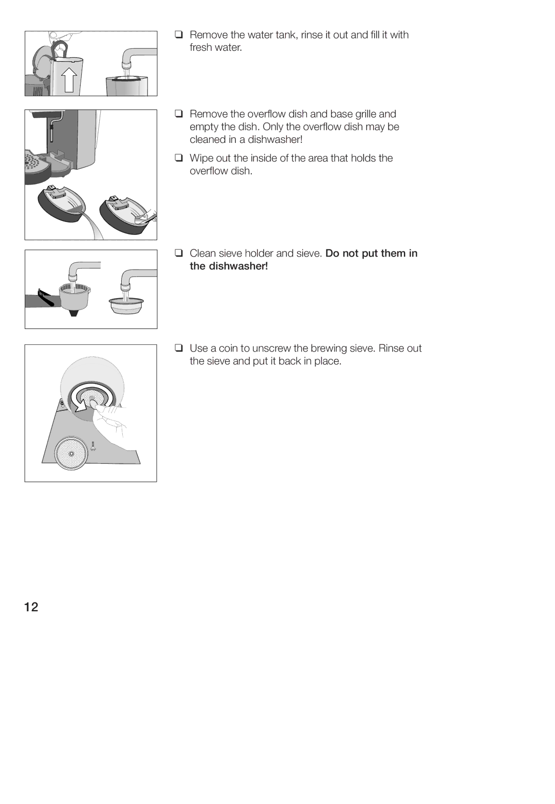 Bosch Appliances TCA 4101 UC manual 