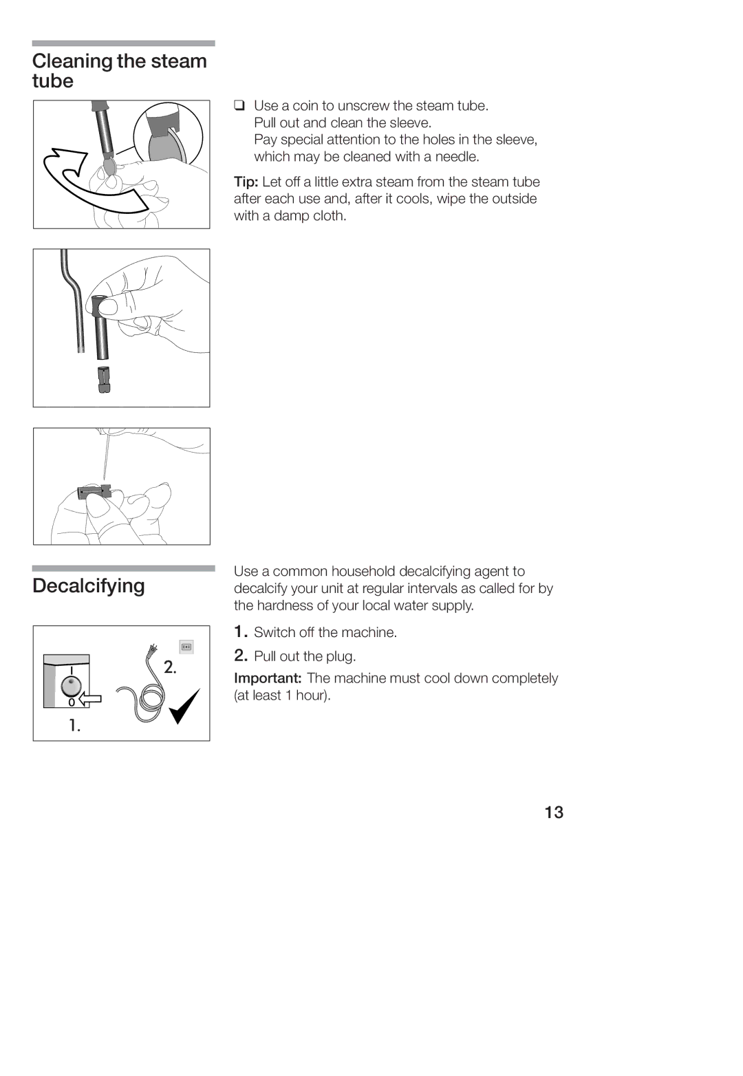 Bosch Appliances TCA 4101 UC manual 