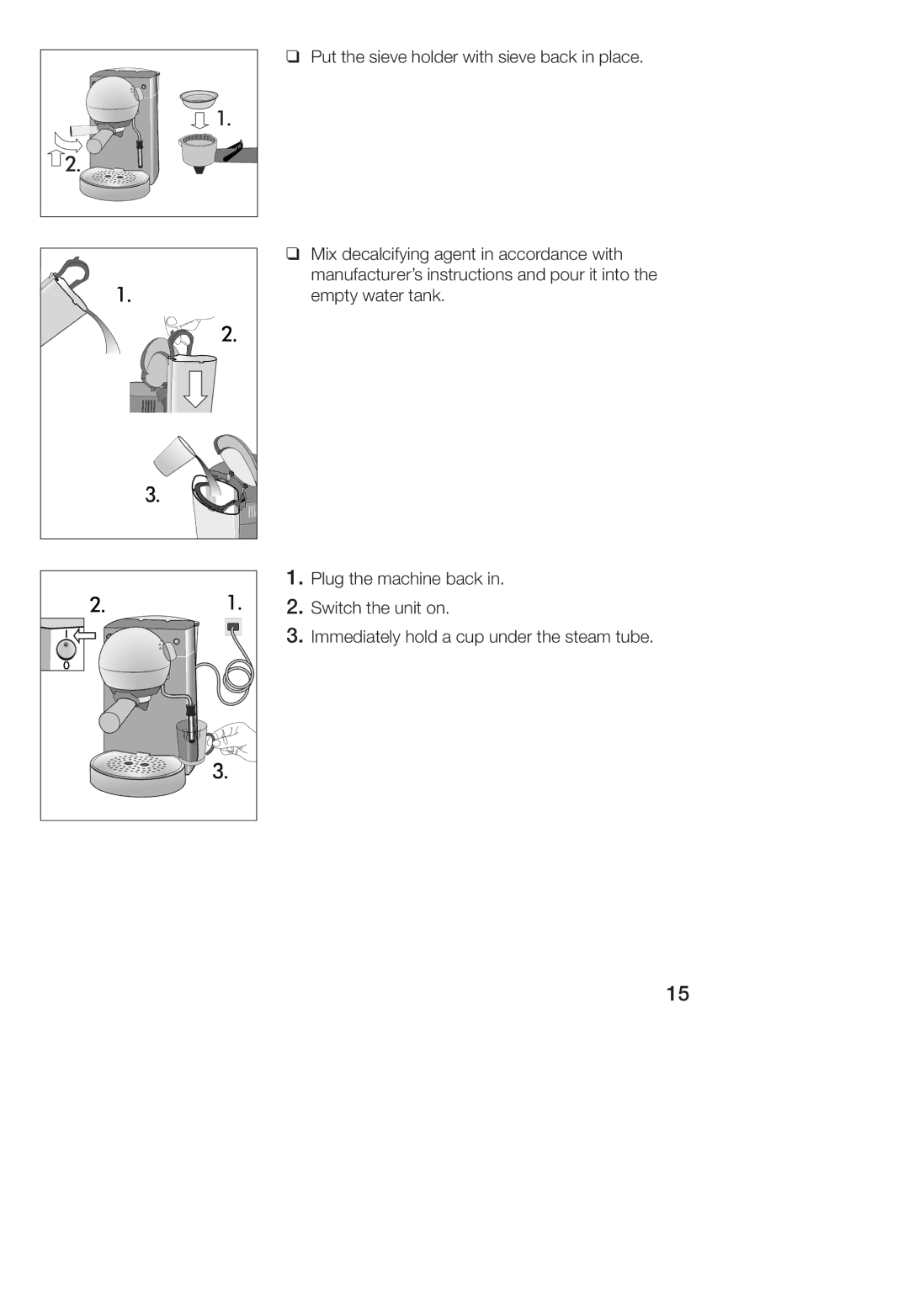 Bosch Appliances TCA 4101 UC manual 