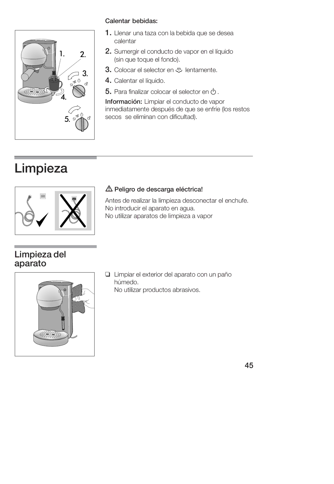 Bosch Appliances TCA 4101 UC manual 