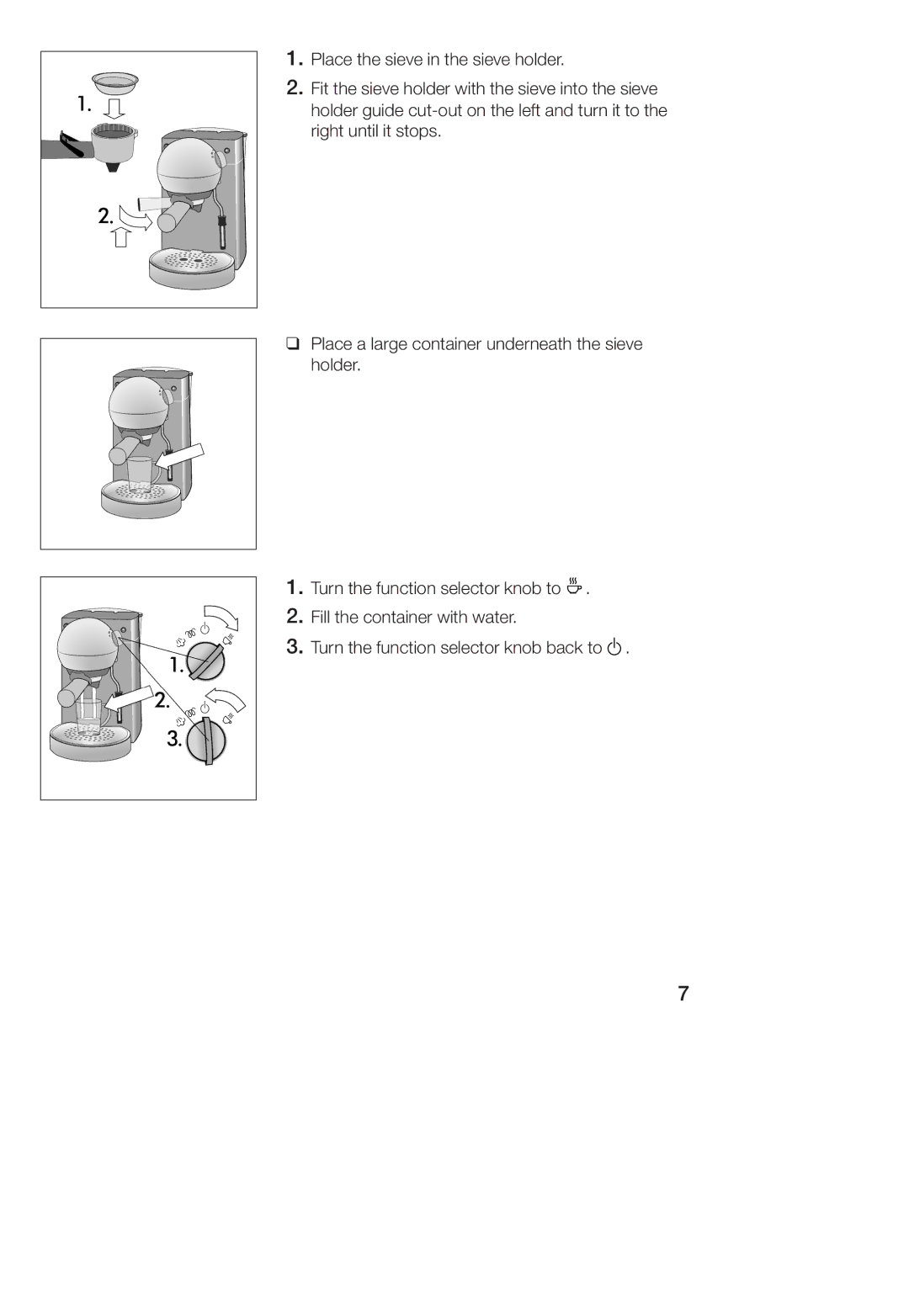 Bosch Appliances TCA 4101 UC manual 