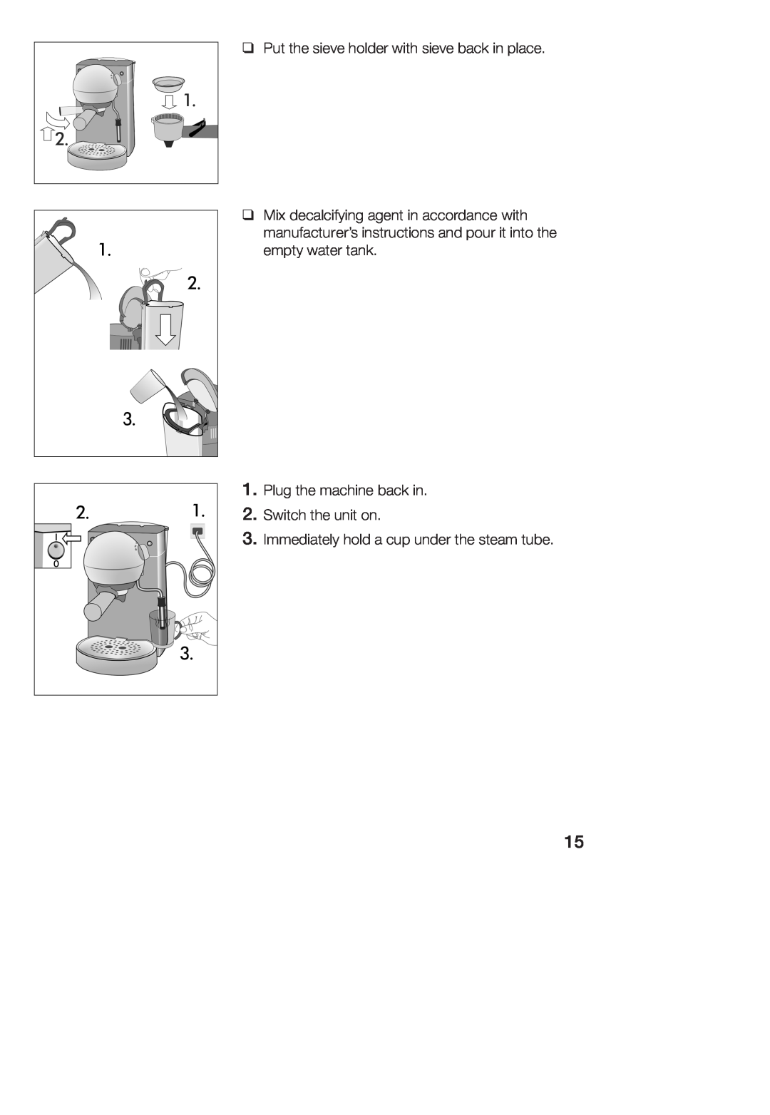 Bosch Appliances TCA 4101 UC manual 