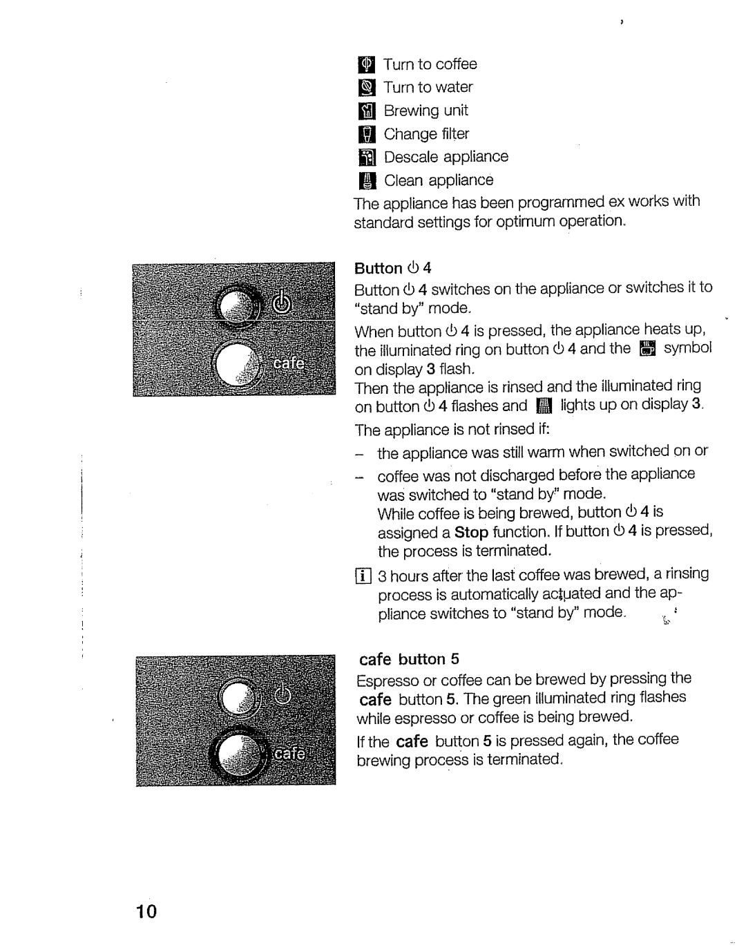 Bosch Appliances TCA 6001 UC manual 