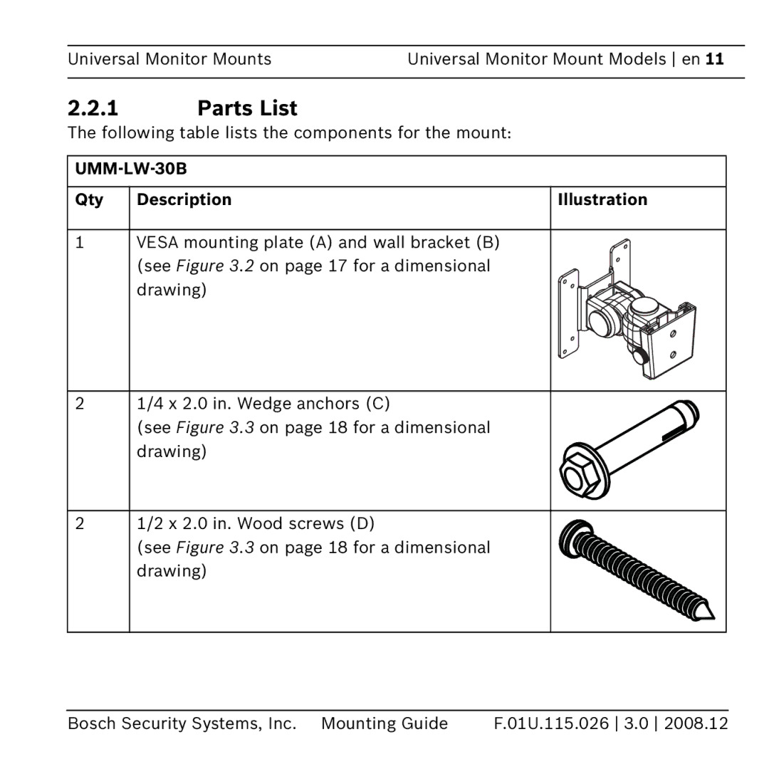 Bosch Appliances umm-lw-20b manual UMM-LW-30B 