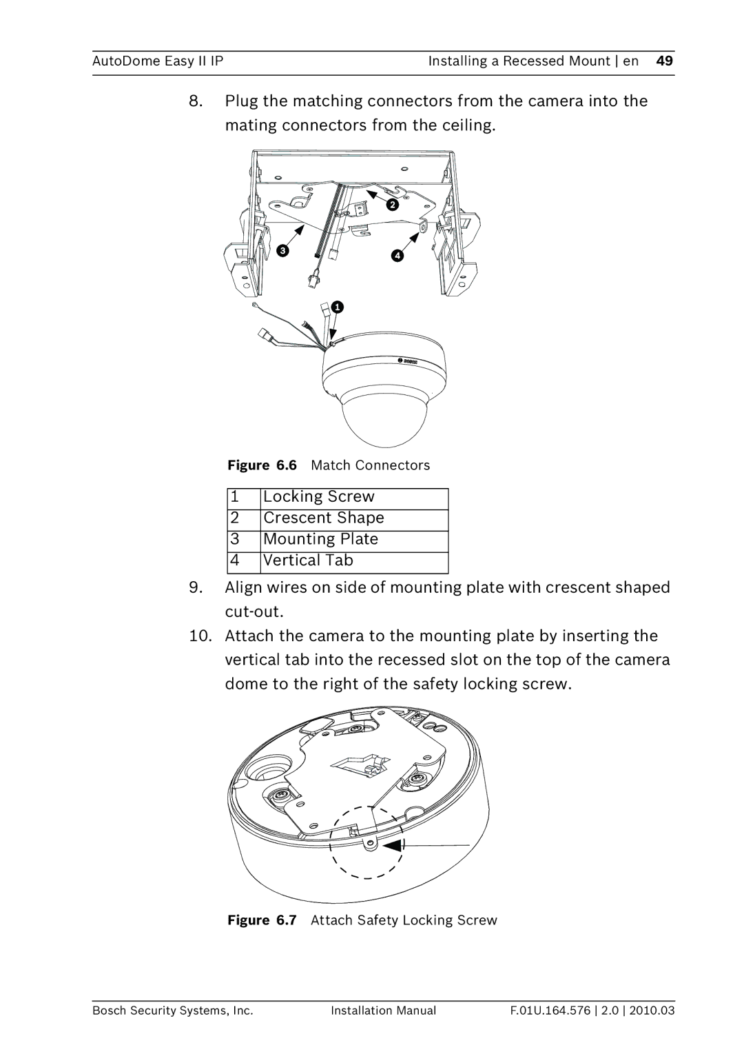 Bosch Appliances VEZ installation manual Match Connectors 