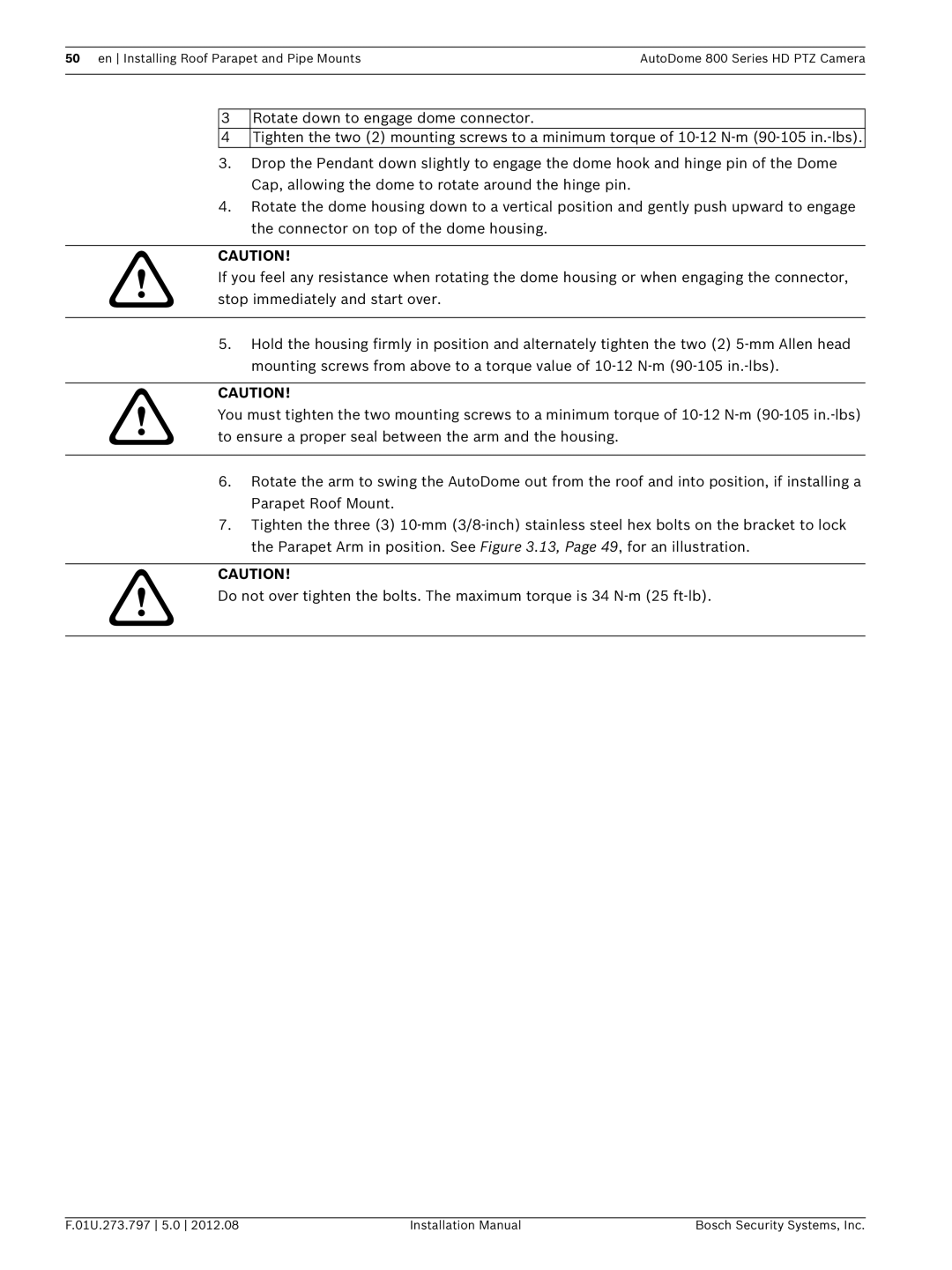 Bosch Appliances VG5 800 SERIES installation manual 