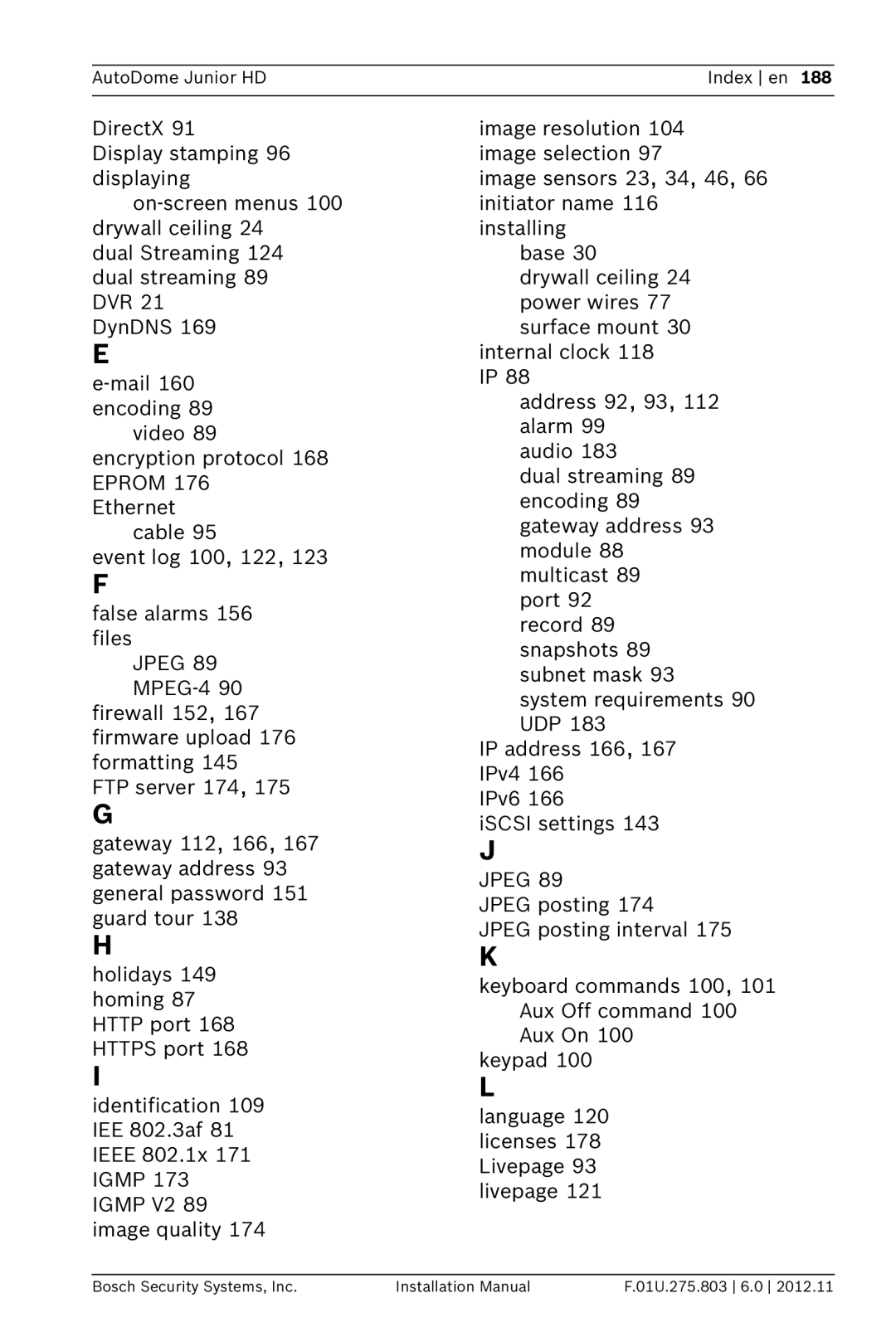 Bosch Appliances VJR SERIES installation manual Jpeg 