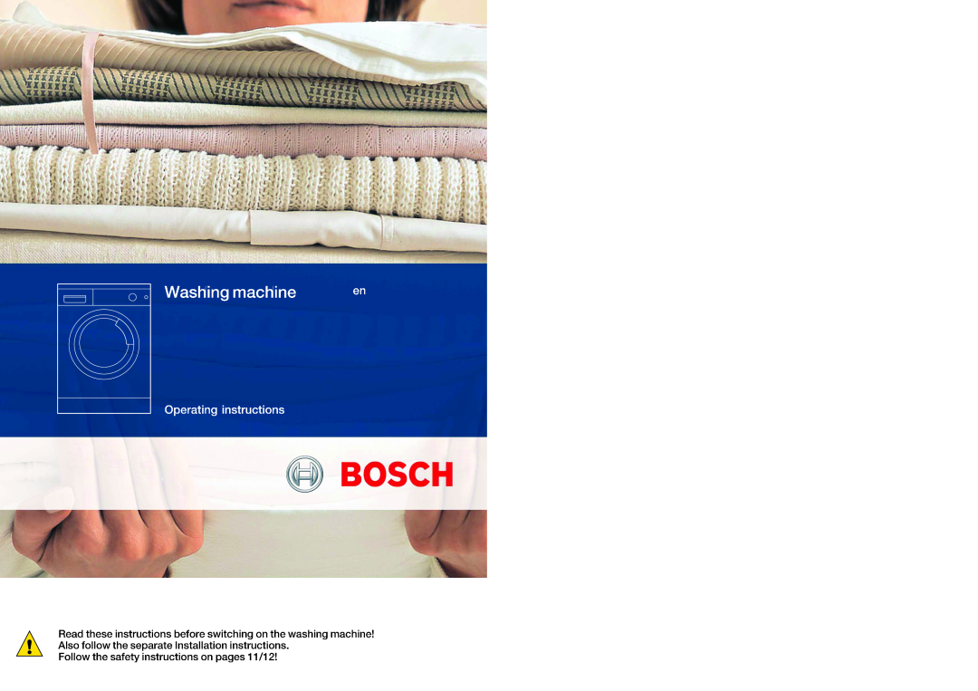 Bosch Appliances WAS24460UC manual 