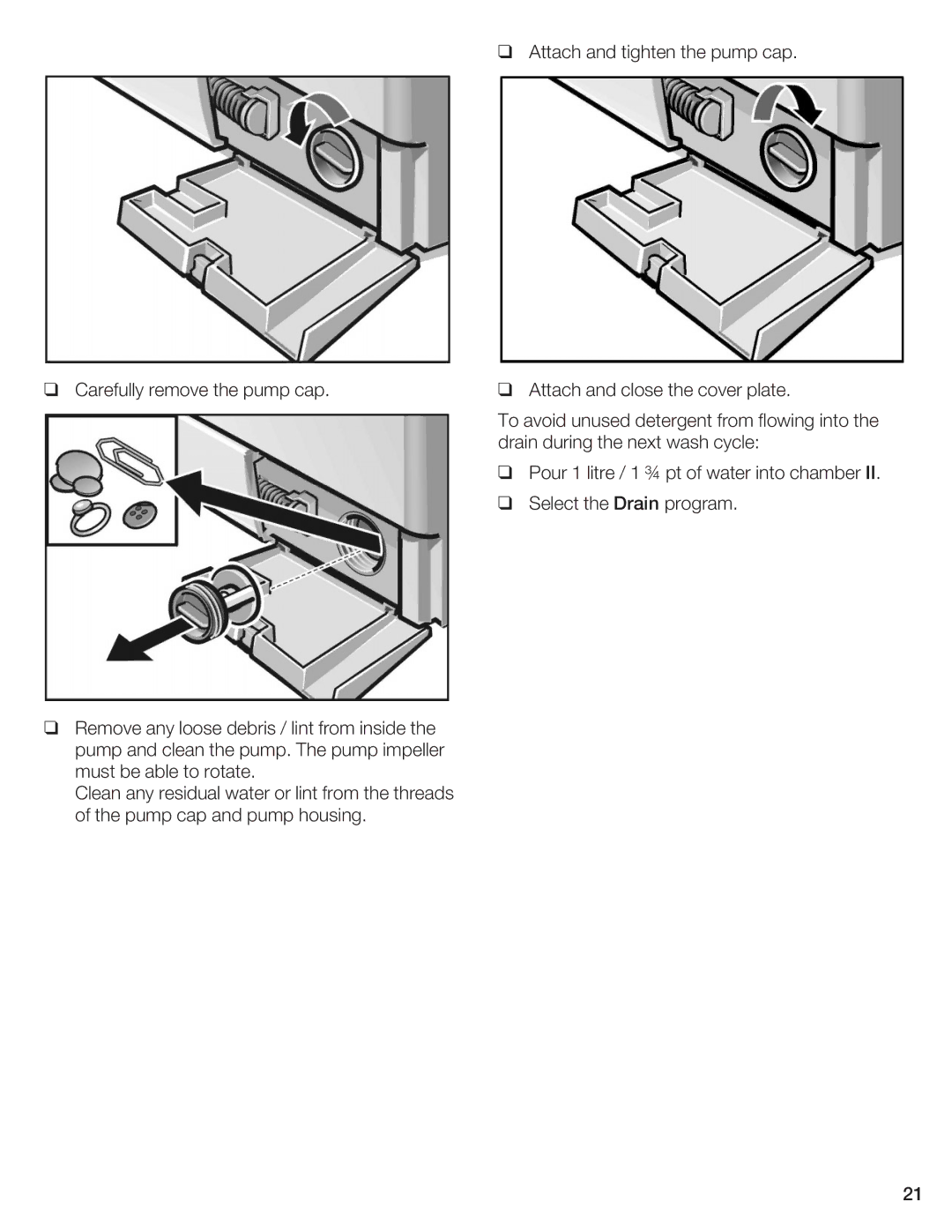 Bosch Appliances WFL 2050, WFL 2060 manual 