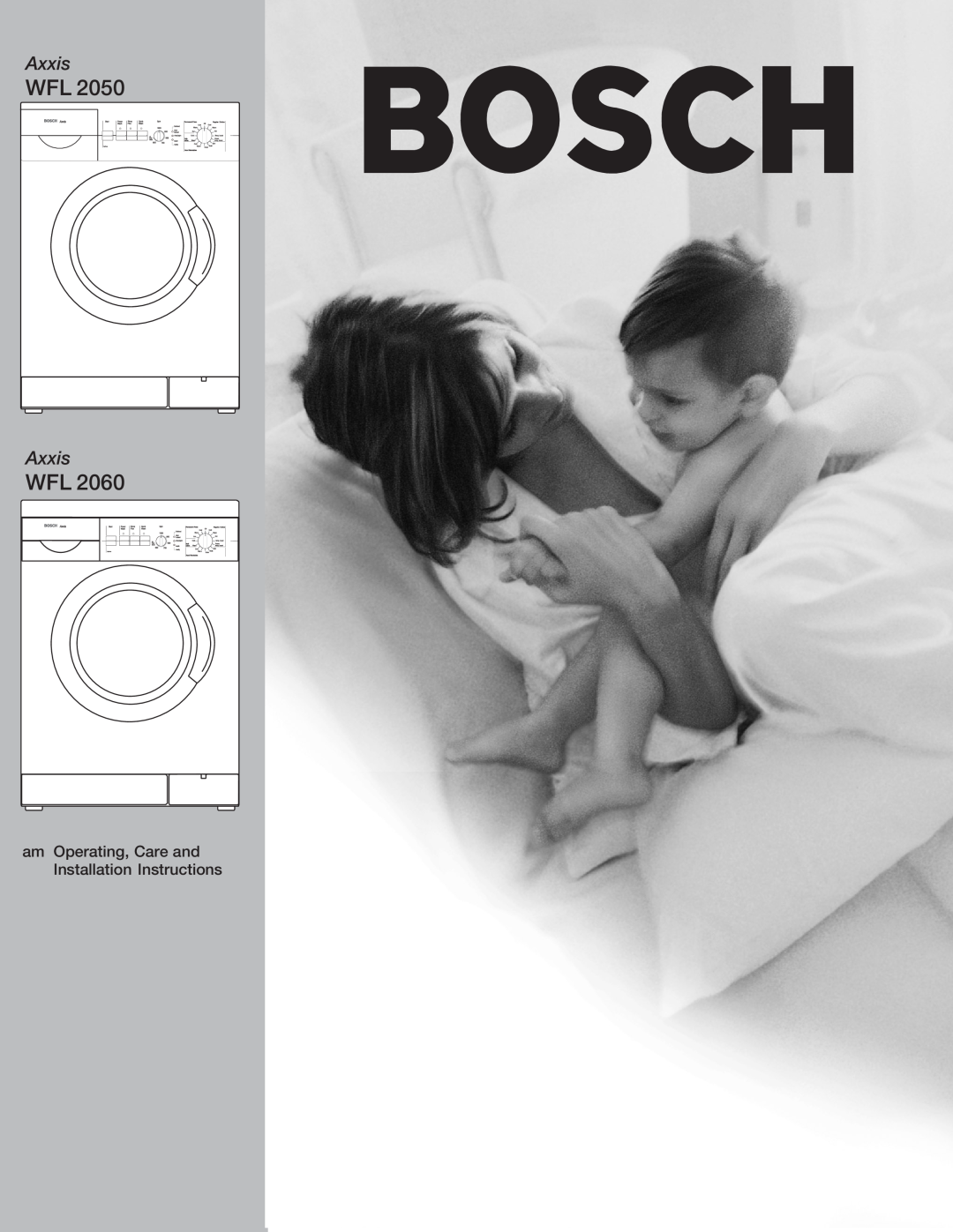 Bosch Appliances WFL 2050, WFL 2060 manual a a a a Iaa 