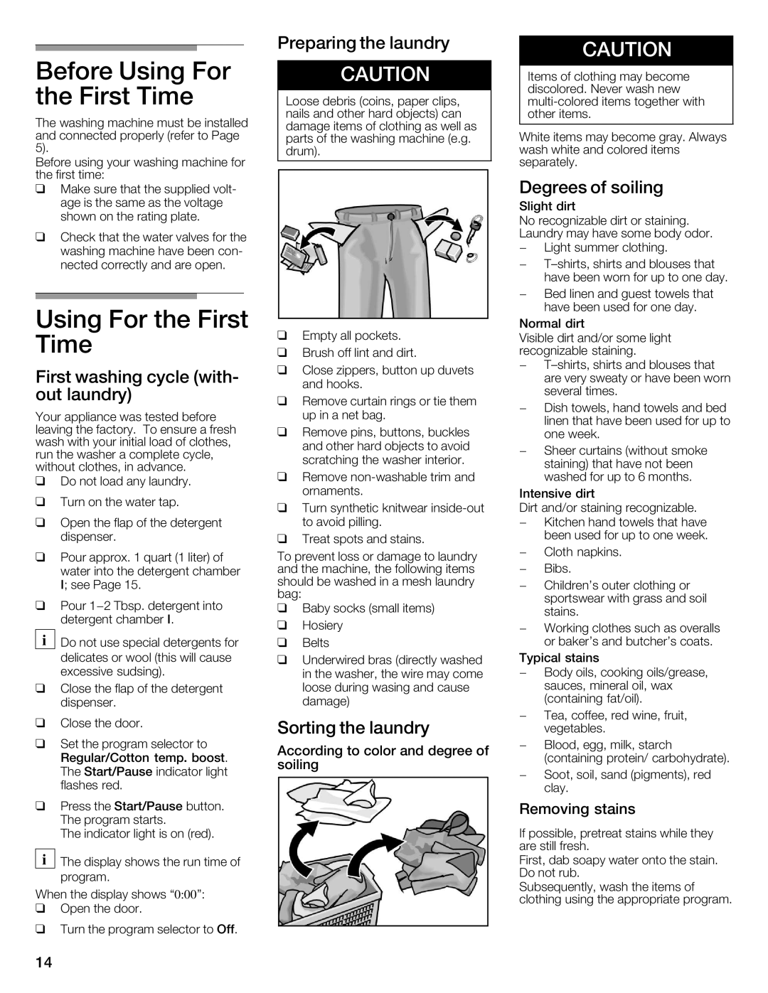 Bosch Appliances WFMC3301UC installation instructions Q q 