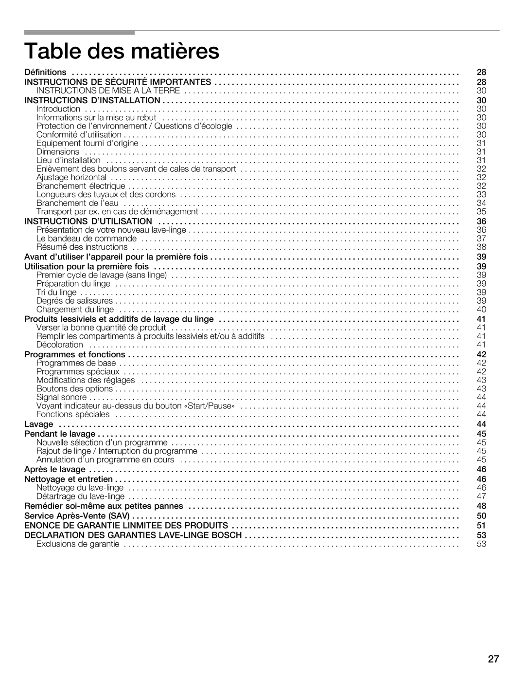 Bosch Appliances WFMC3301UC installation instructions 