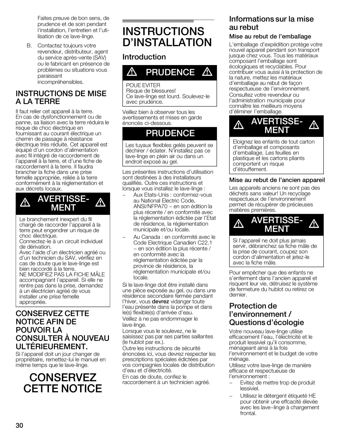 Bosch Appliances WFMC3301UC installation instructions 