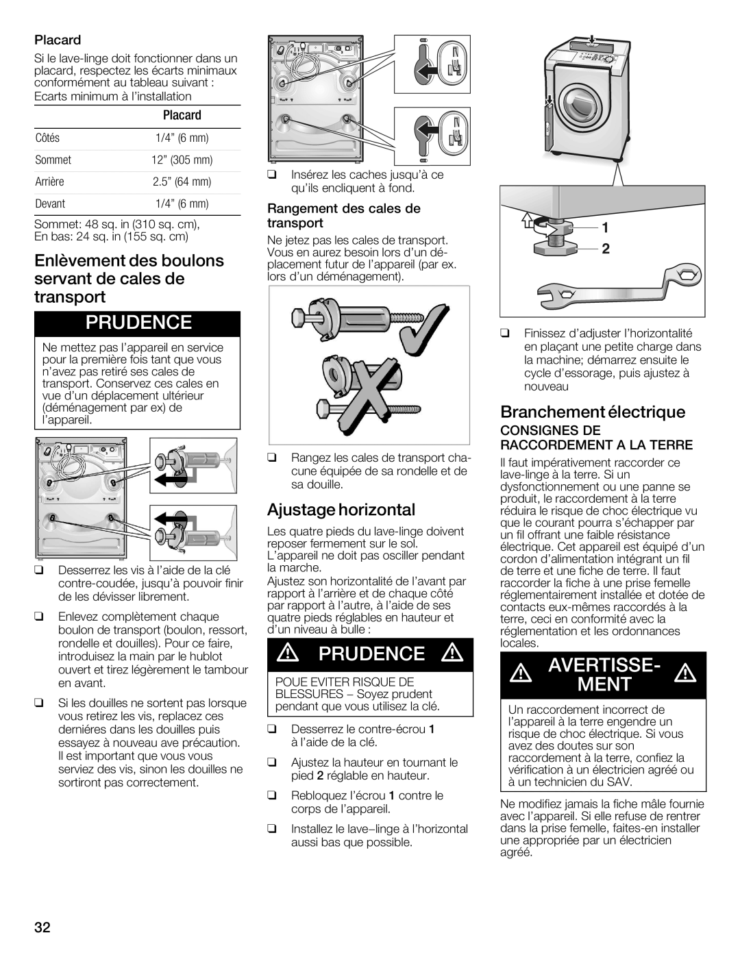 Bosch Appliances WFMC3301UC installation instructions 