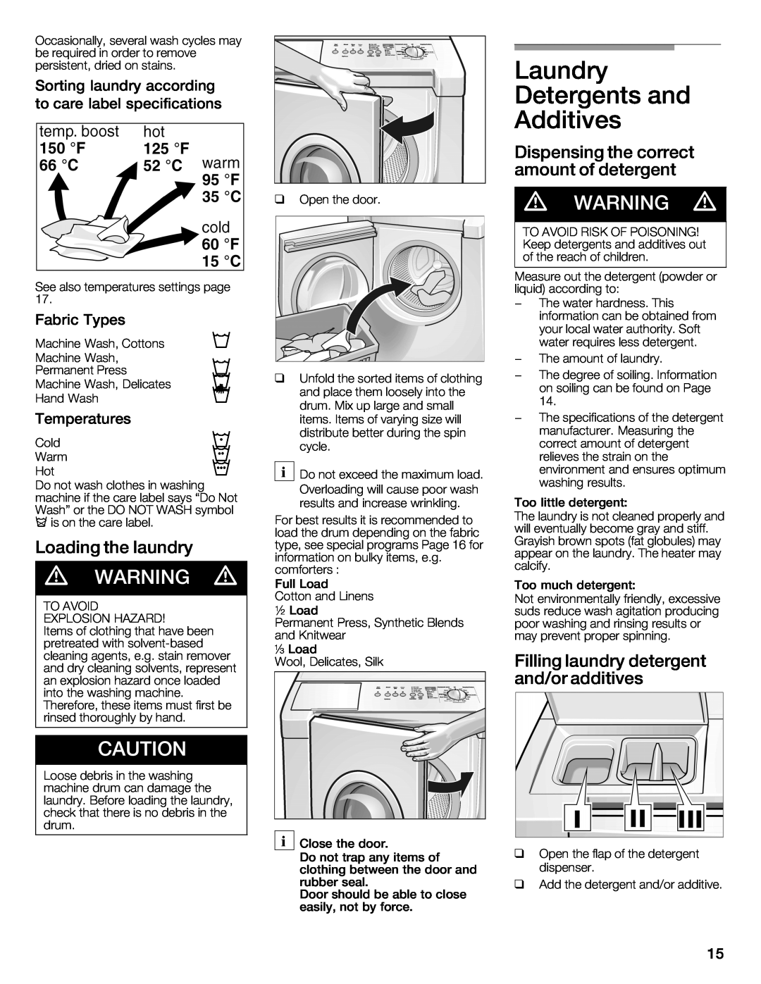 Bosch Appliances WFMC3301UC installation instructions Ó Ô Ò q Ì Á Ê Â 