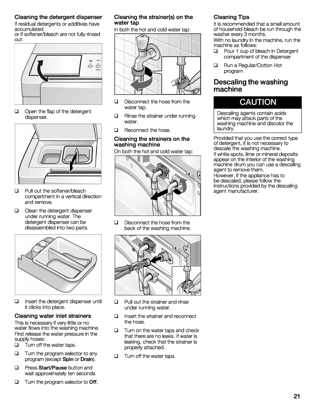 Bosch Appliances WFMC3301UC installation instructions q q q q q q q q q 