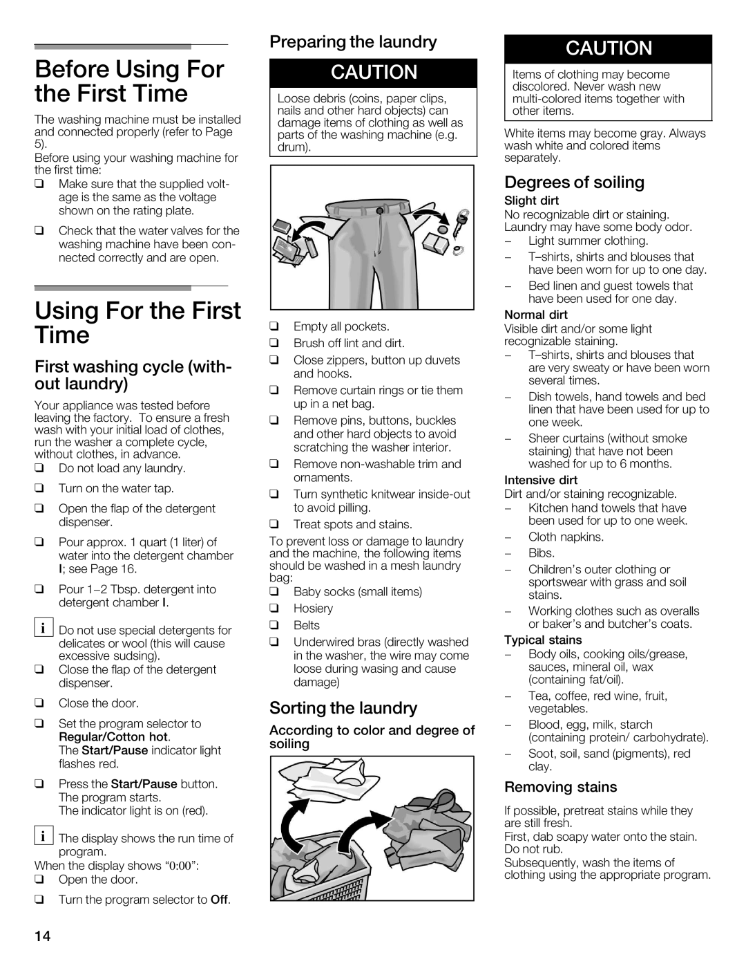 Bosch Appliances WFMC4301UC installation instructions Q q 