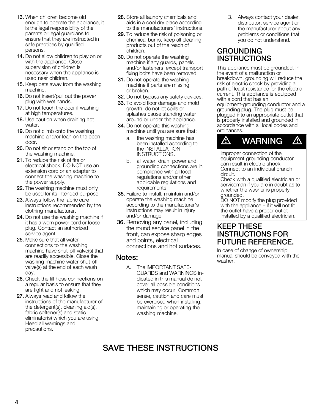 Bosch Appliances WFMC4301UC installation instructions 