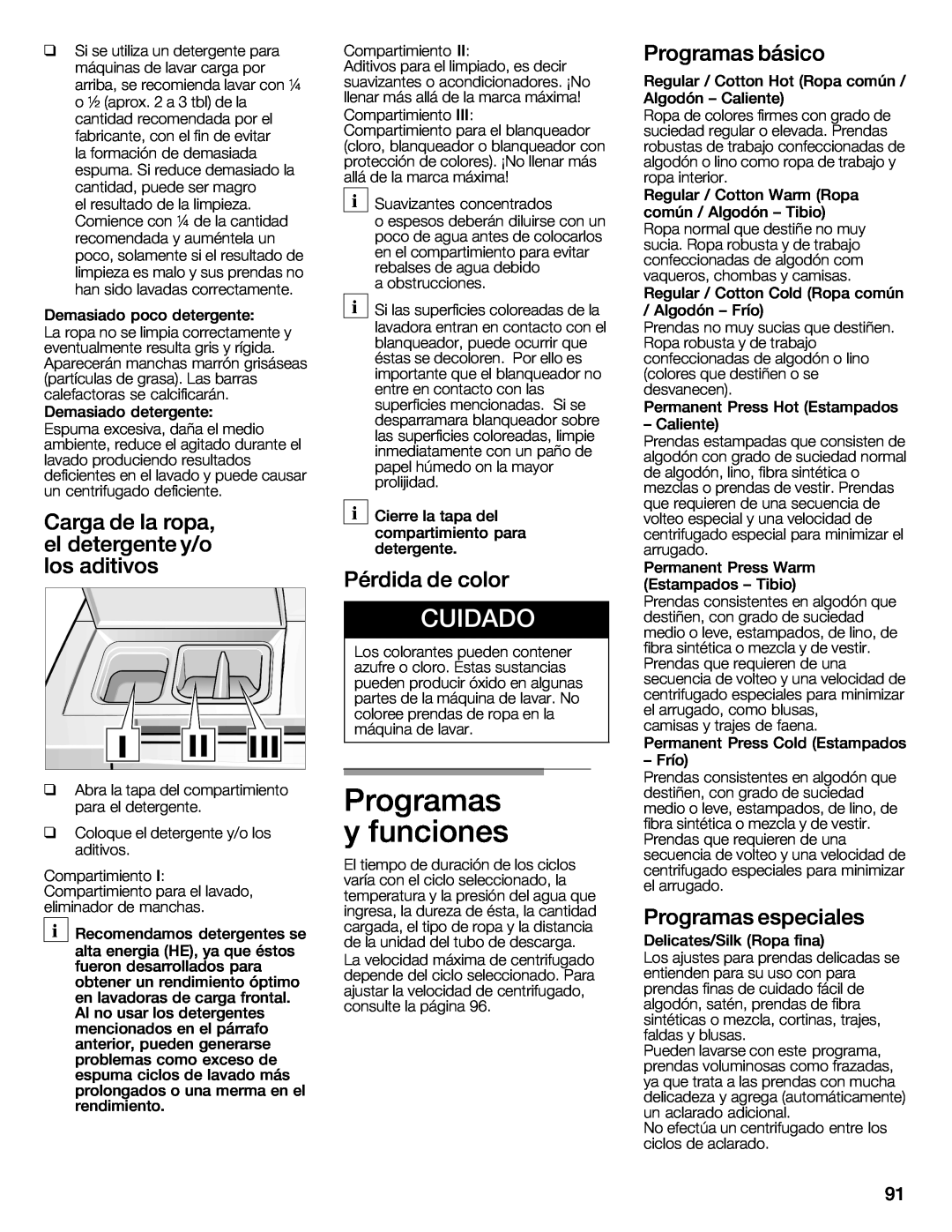 Bosch Appliances 800 WFMC8400UC, WFMC8401UC manual i i i 