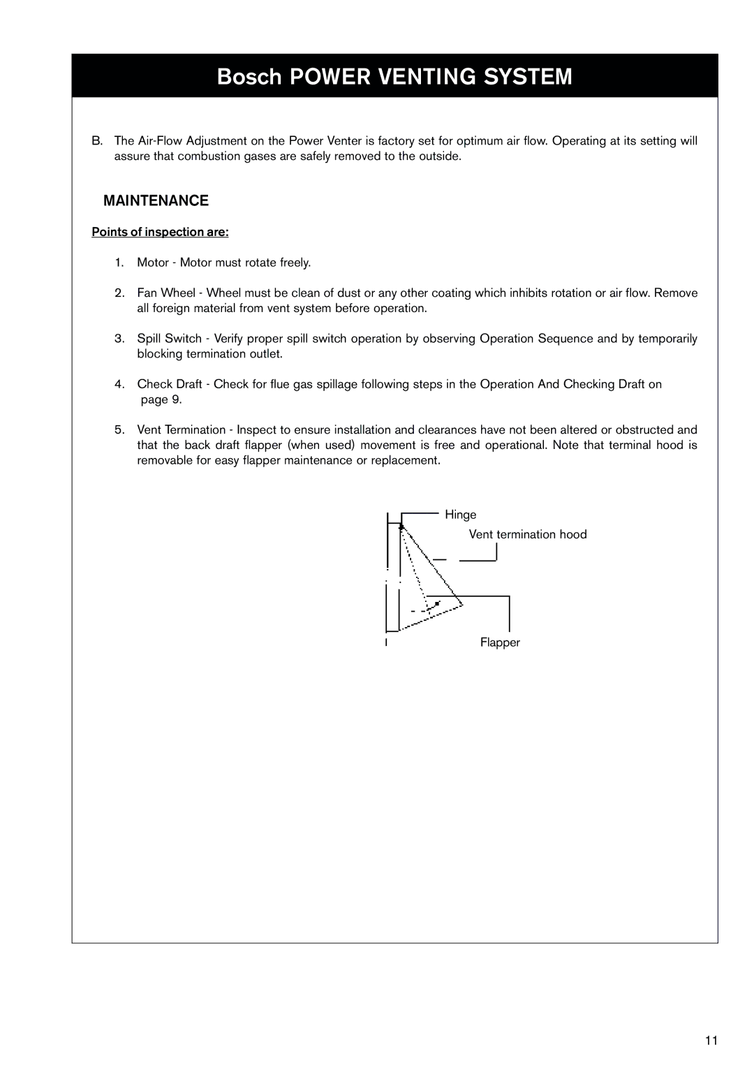 Bosch Appliances WR430-3K manual Maintenance 