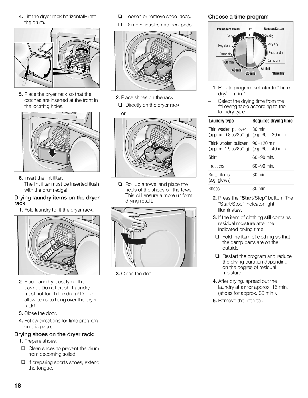 Bosch Appliances WTMC1501UC installation instructions Laundry type 