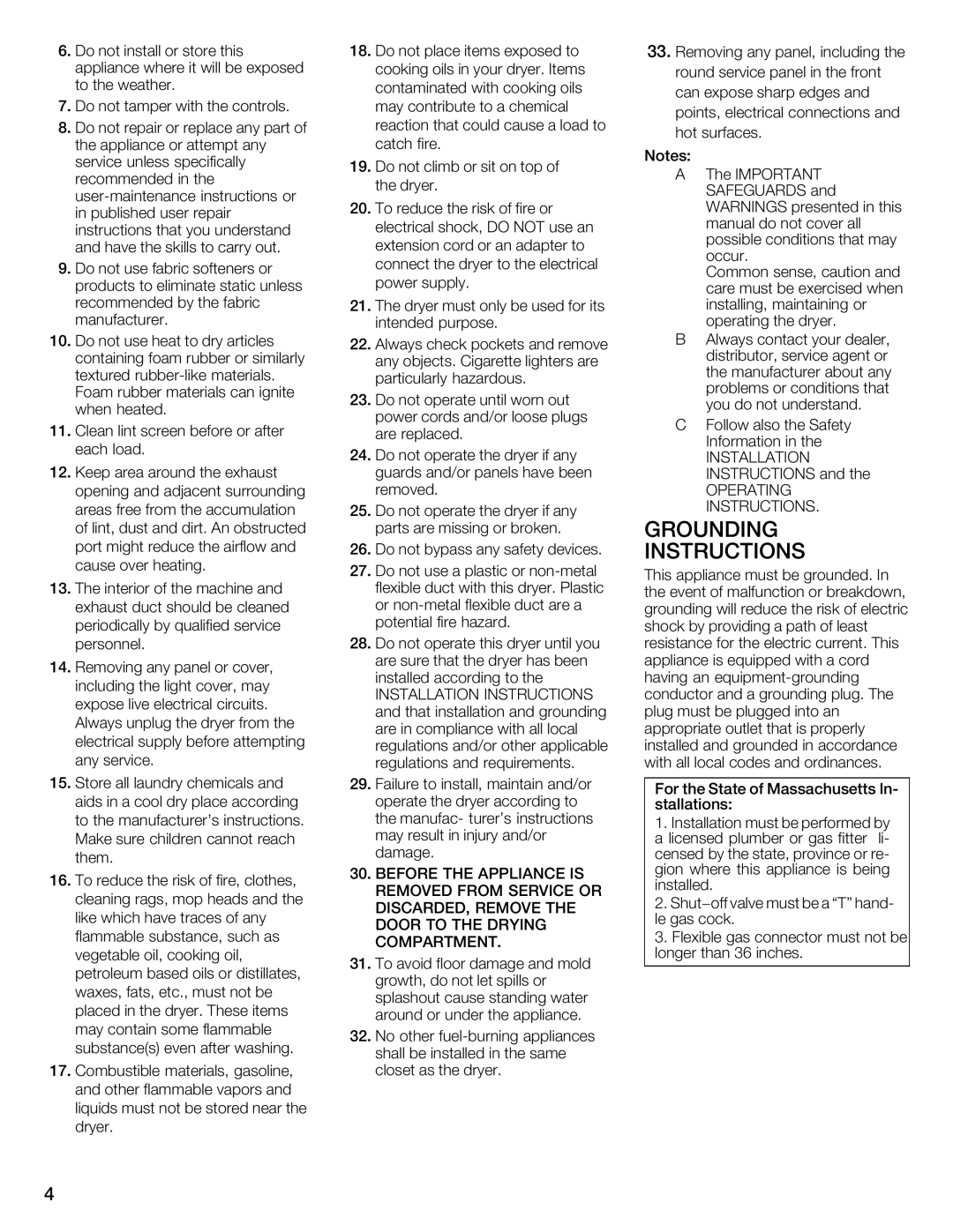 Bosch Appliances WTMC1501UC installation instructions 