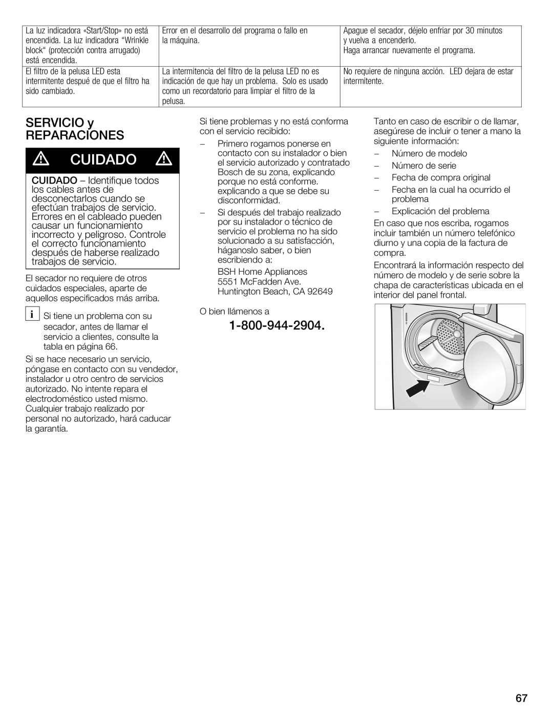 Bosch Appliances WTMC1501UC installation instructions 