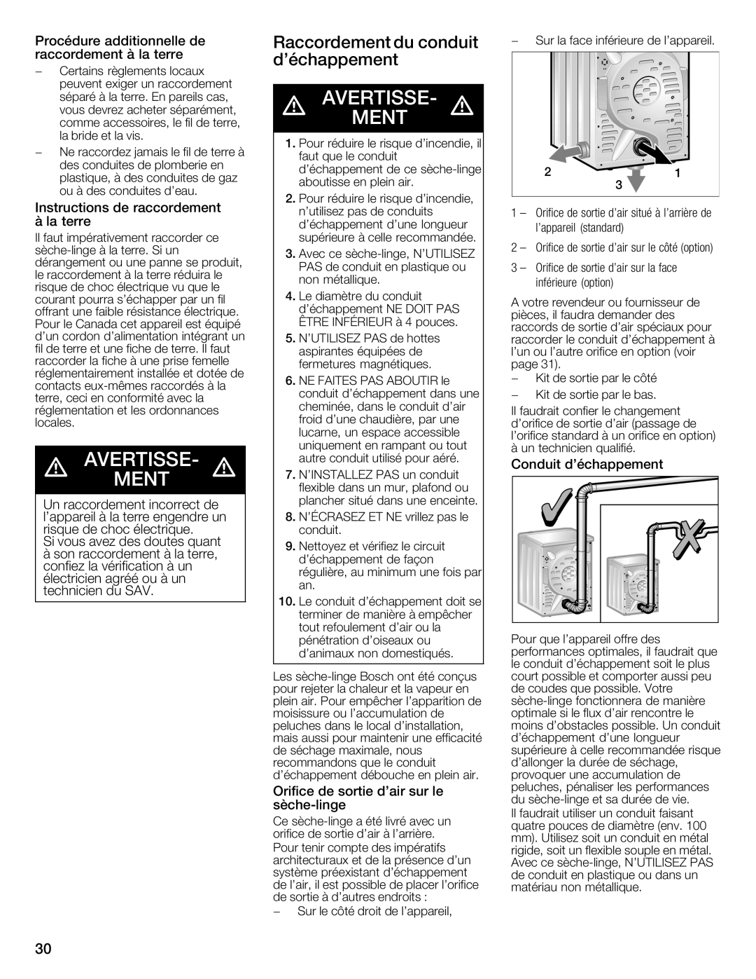 Bosch Appliances WTMC6321US, WTMC6321CN installation instructions 