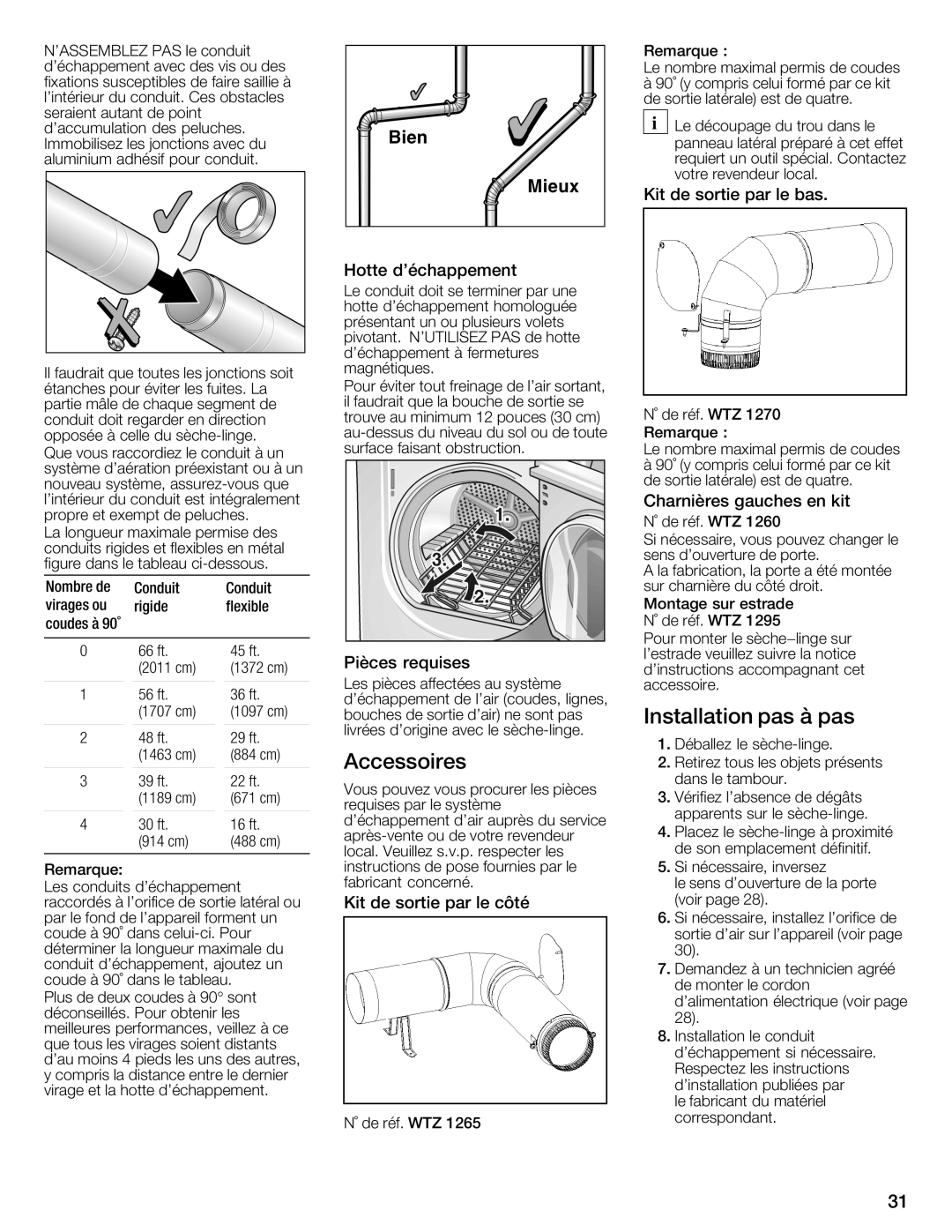 Bosch Appliances WTMC6321CN, WTMC6321US installation instructions 