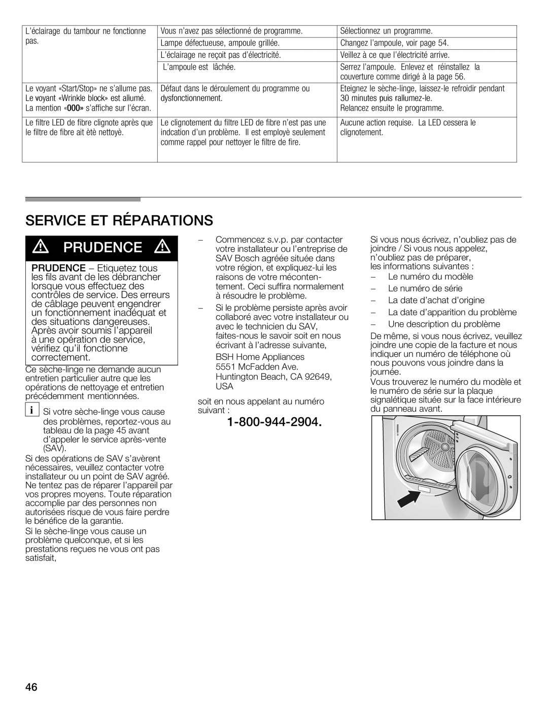 Bosch Appliances WTMC6321US, WTMC6321CN installation instructions 