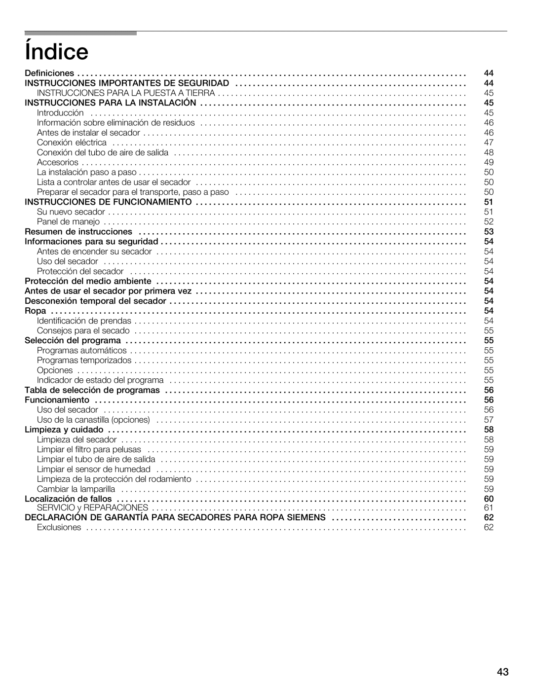 Bosch Appliances WTXD5321CN, WTXD5321US Instrucciones Importantes DE Seguridad, Instrucciones Para LA Instalación 